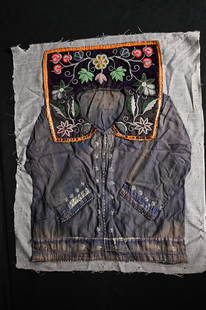 Meskwaki Beaded Shirt Ex: Lone Turtle and Attributed to him. Ex: James Vroom Collection.: Meskwaki Beaded Shirt Ex: Lone Turtle and Attributed to him. Ex: James Vroom Collection.