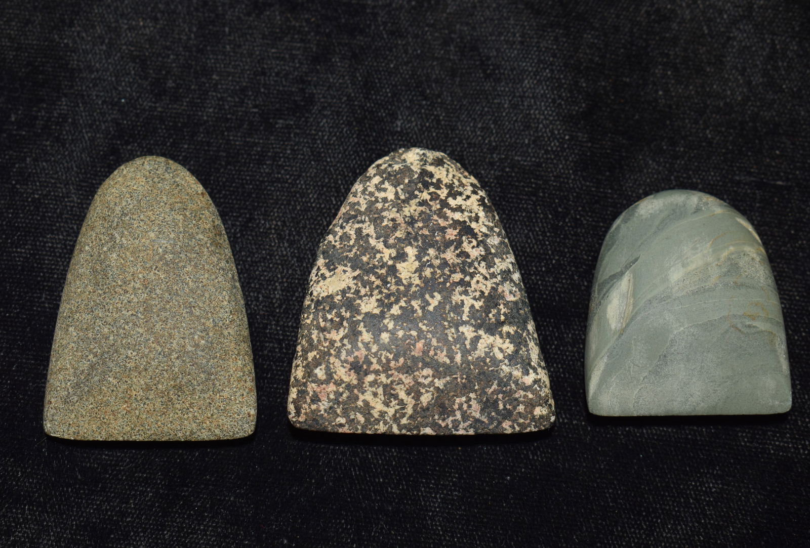 3 Miniature Neolithic Celts found in Northern Africa (1 of 6)