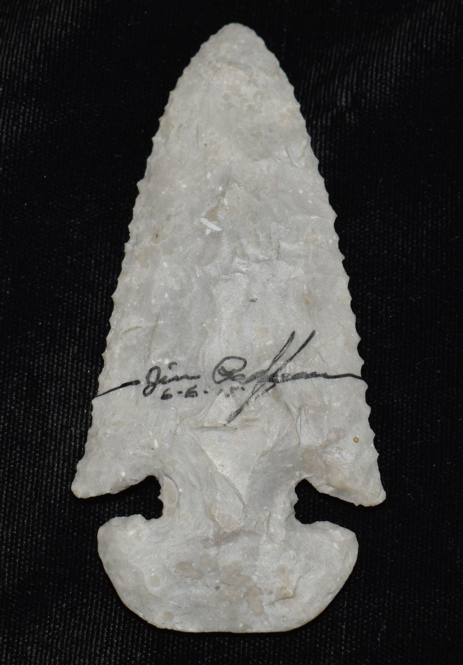 3 1/2" E-Notched Thebes Made by Jim Redfearn Signed 2015 (1 of 4)