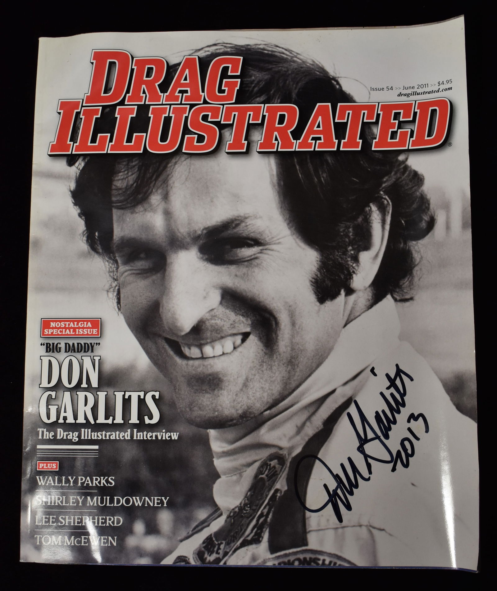 DRAG ILLUSTRATED DON GARLITS SIGNED JUNE 2011 Magazine (1 of 3)