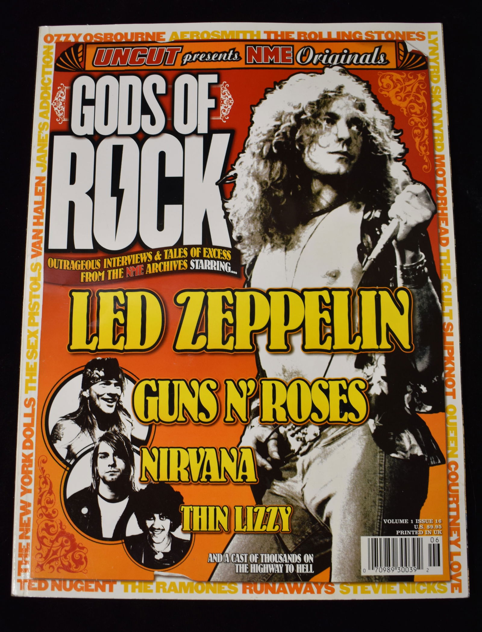 NME Originals Vol 1 Issue 16 - GODS OF ROCK Led Zeppelin, Nirvana, Guns n' Roses (1 of 4)