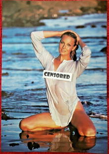 Vintage Original 1979 Bo Derek Poster "10" Still New in the Package: Vintage Original 1979 Bo Derek Poster "10" 20"x28" New in its original package. Used a photo of another poster and didn't remove this one from its original package.