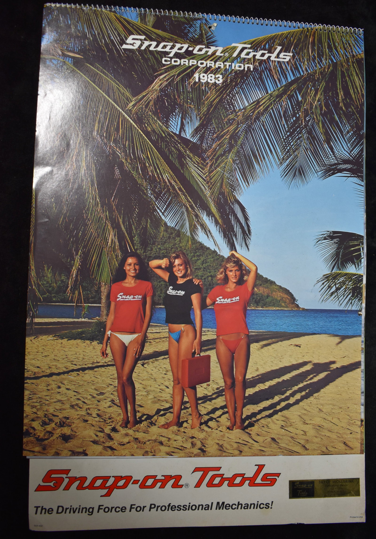 5 Vintage Snap-On Swim Suit Calendars 1983-92 (1 of 6)
