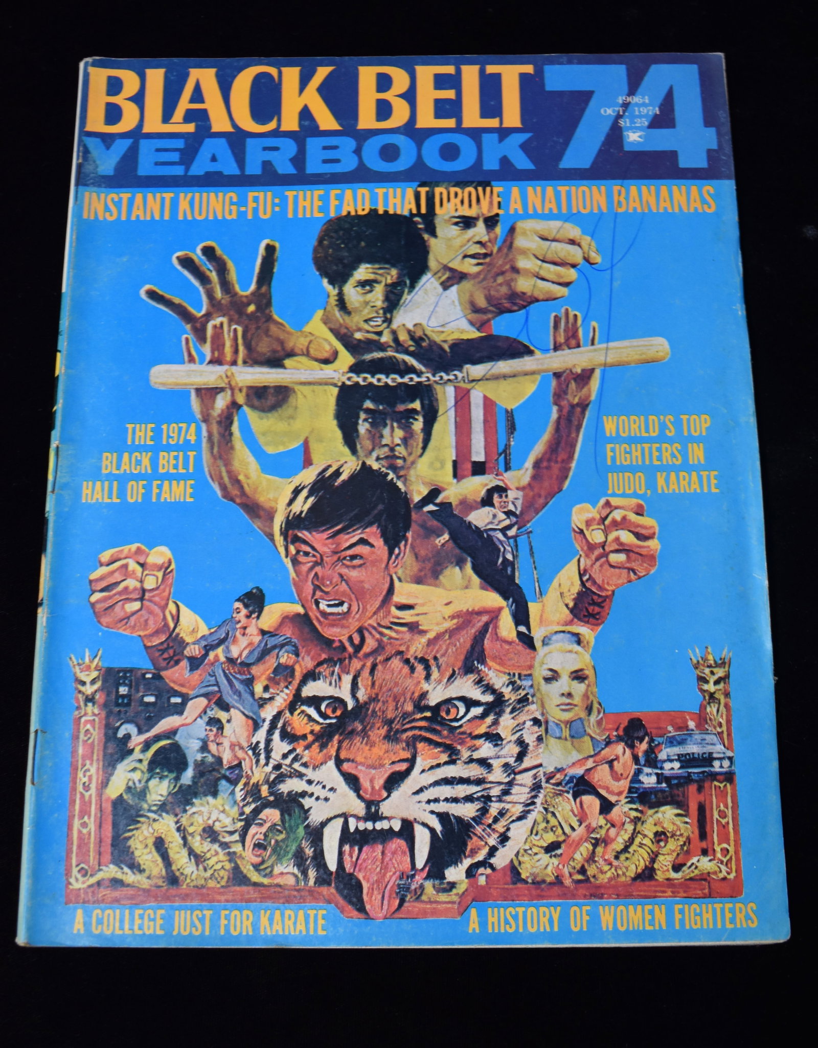 RARE OCT 74 BLACK BELT YEARBOOK BRUCE LEE JEFF SMITH KARATE KUNG FU MARTIAL ART (1 of 3)