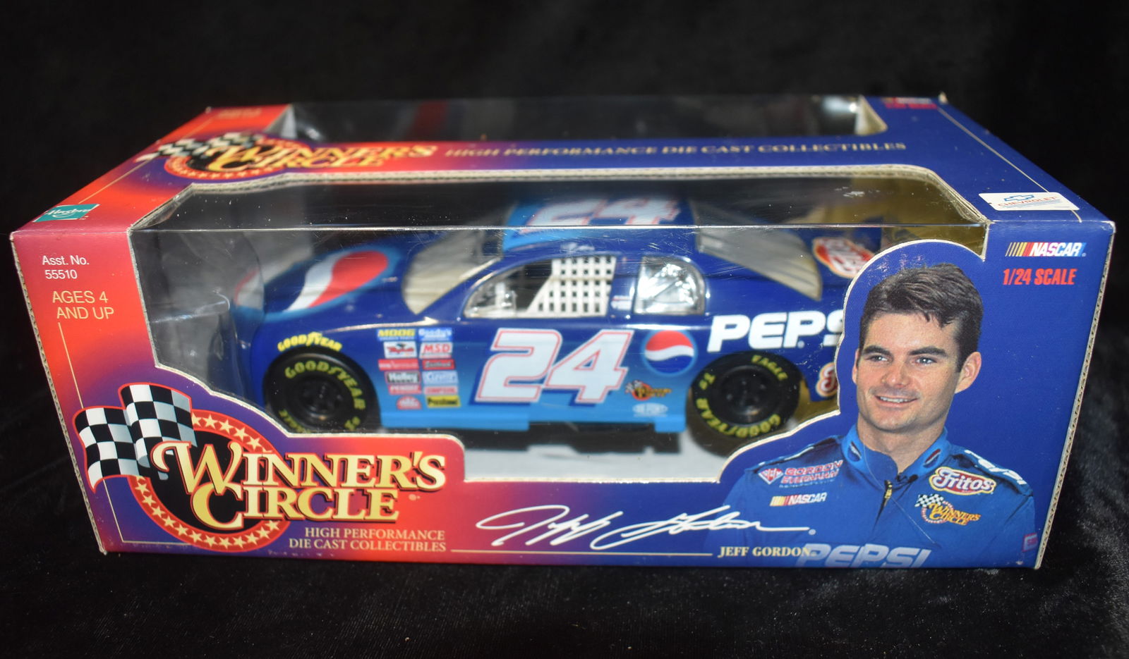 1998 WINNER's CIRCLE NASCAR PEPSI JEFF GORDON 1:24 Scale Die Cast (1 of 4)