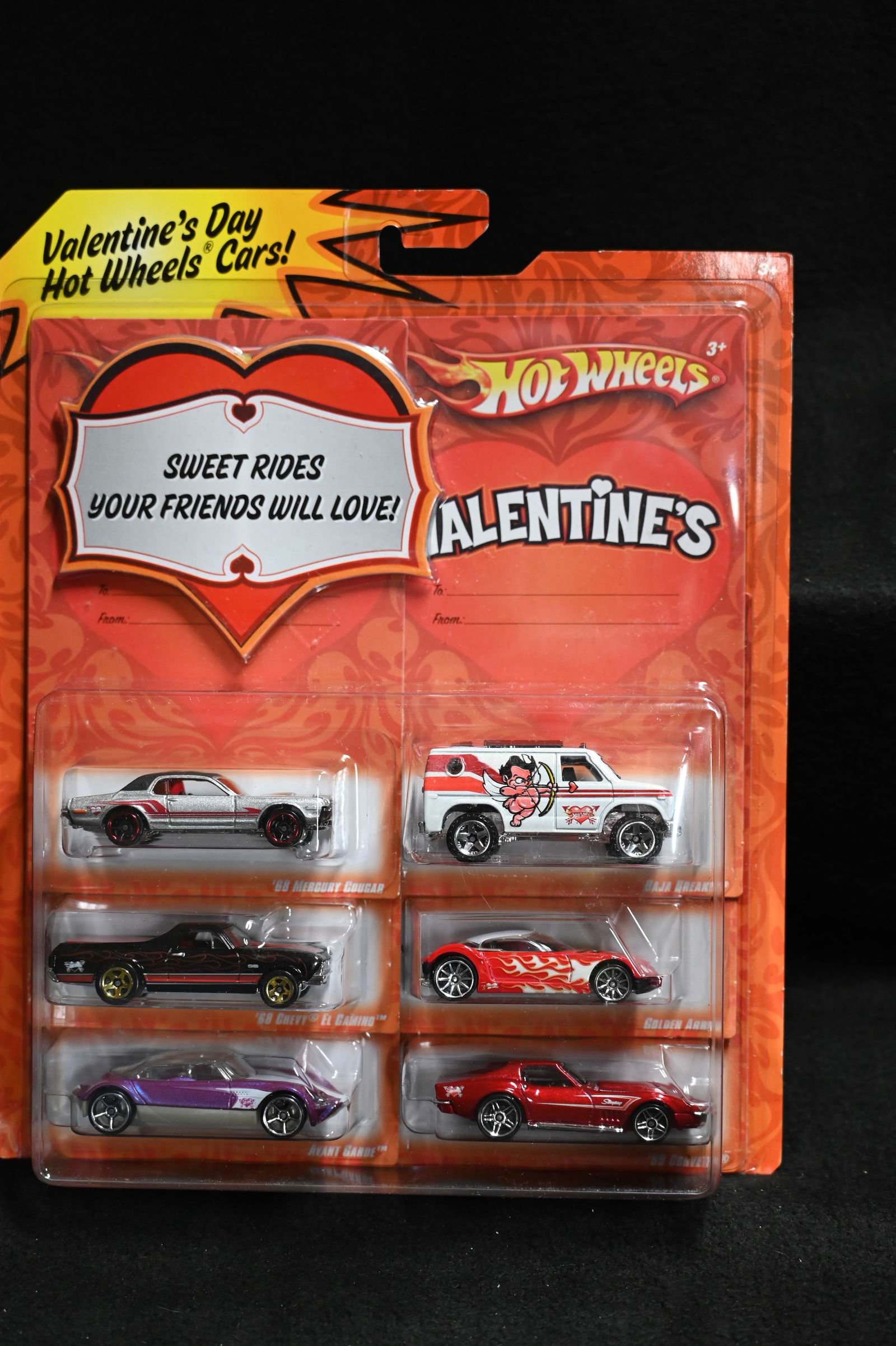 2009 Hot Wheels Valentines 6 Car Package Brand New Unopened.: 2009 Hot Wheels Valentines 6 Car Package Brand New Unopened.