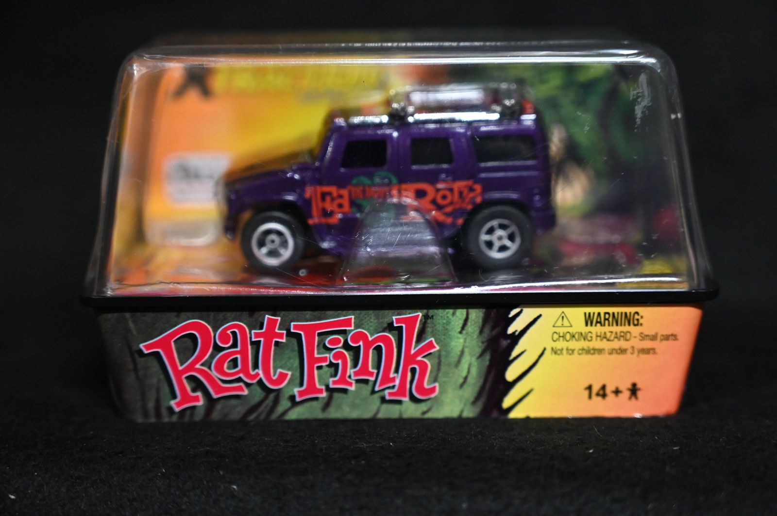 Auto World Rat Fink XTraction Ultra-G Hummer H2. No.58.  Brand new unopened slot racing diecast car (1 of 6)