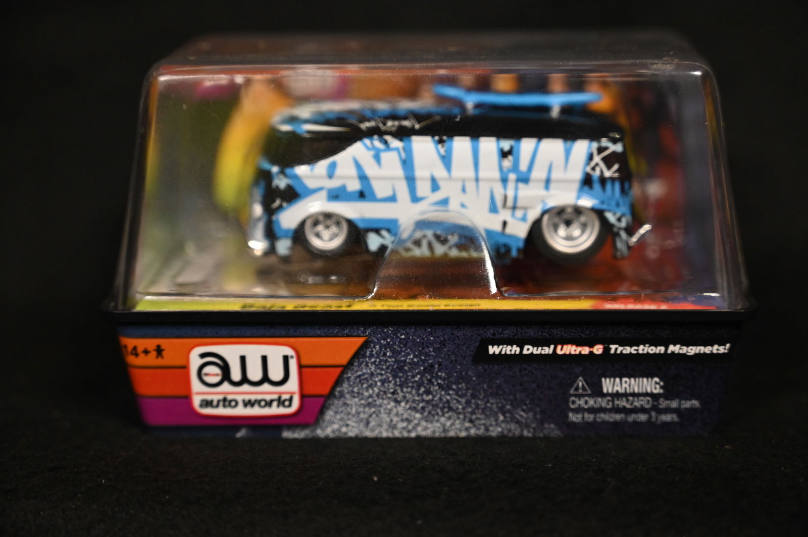 Auto World Carffiti Baja Beast No.25 Blue Release 5 A Tom Donald Design.  Brand new unopened slot (1 of 6)