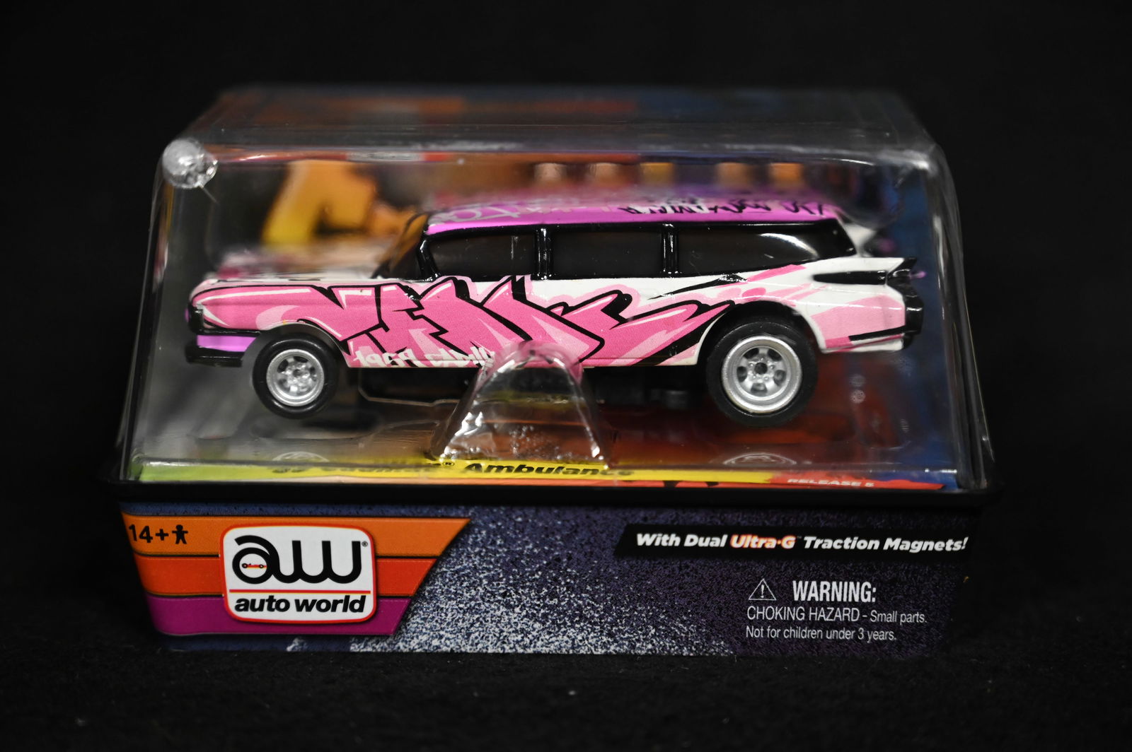 Auto World Carffiti 59 Cadillac Ambulance No.24 Release 5 A Tom Donald Design.  Brand new unopened (1 of 6)