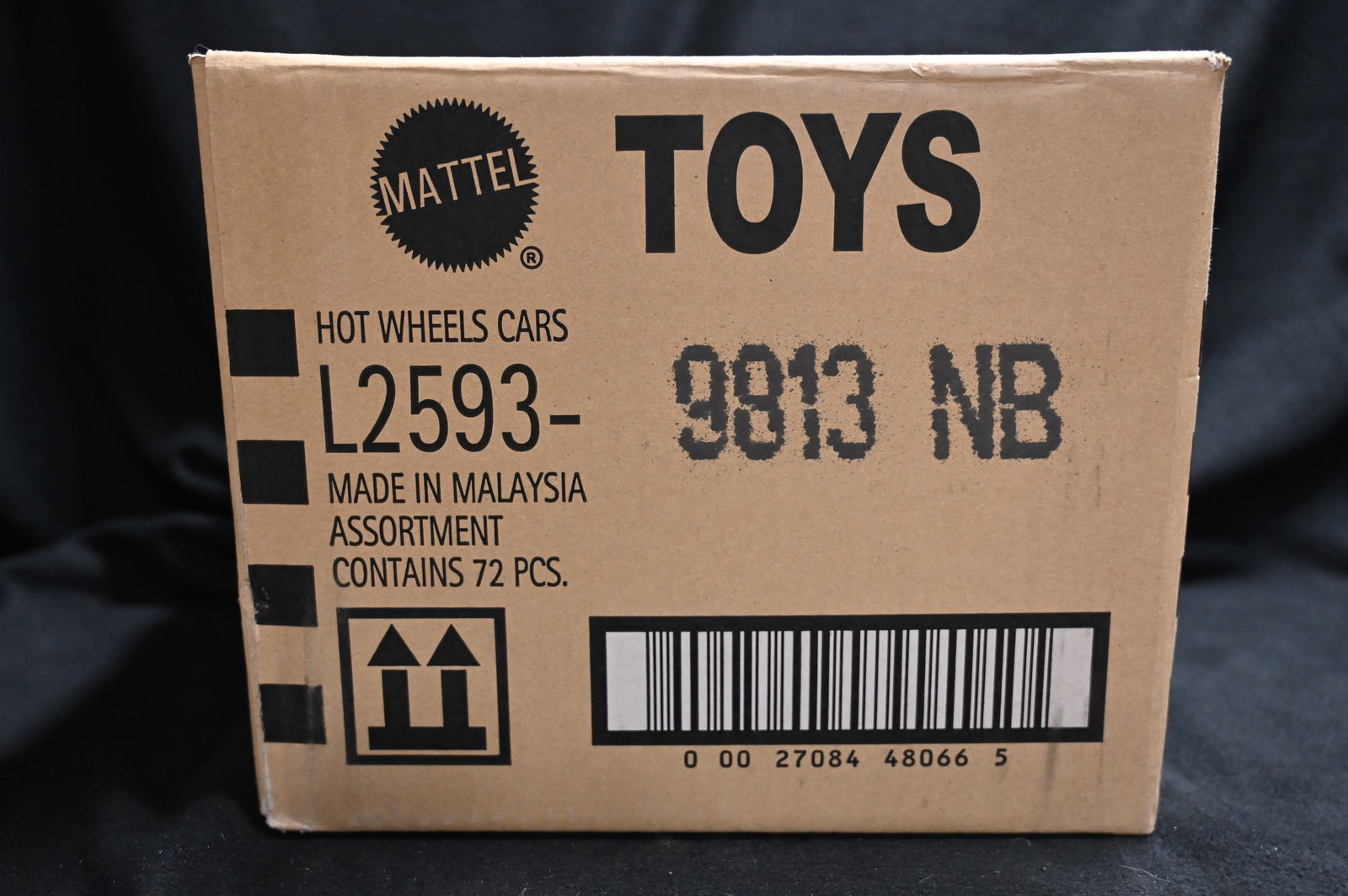 Hot Wheels 72 Cars Assortment Box by Mattel: Mattel Hot Wheels Assortment contains 72 cars. We use a stock photo of an open box as reference to what's in the box. The cars in the photo are not the exact cars in the box. All cars are brand new an