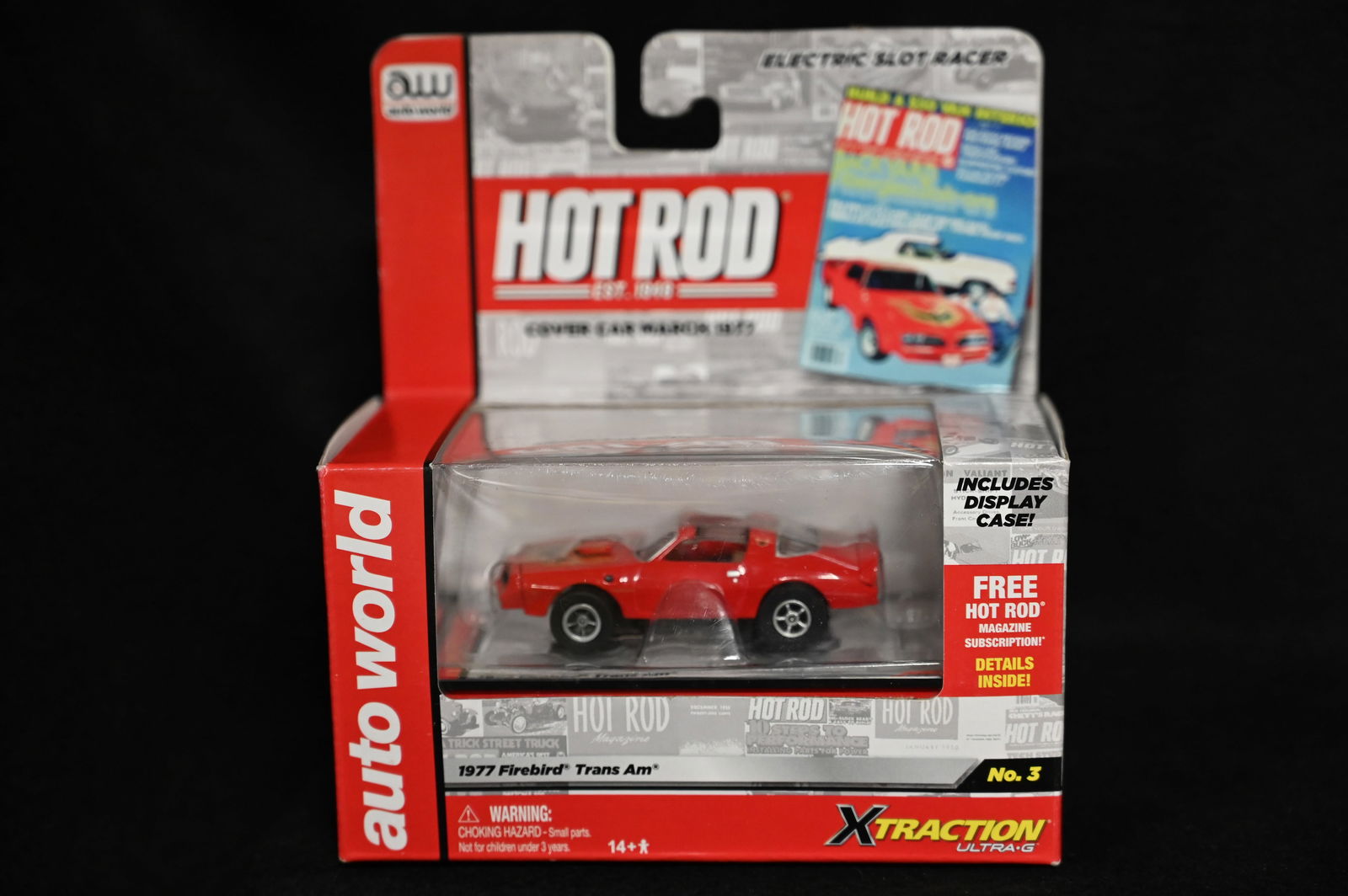 Auto World XTraction Ultra-G 1977 Firebird Trans Am No. 3 produced in 2013.  Brand new in the (1 of 7)