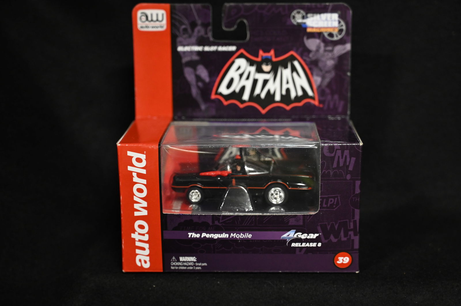 Auto World Silver Screen Machines Batman The Penguins Mobile Release 8 No. 39 produced in 2012. (1 of 7)