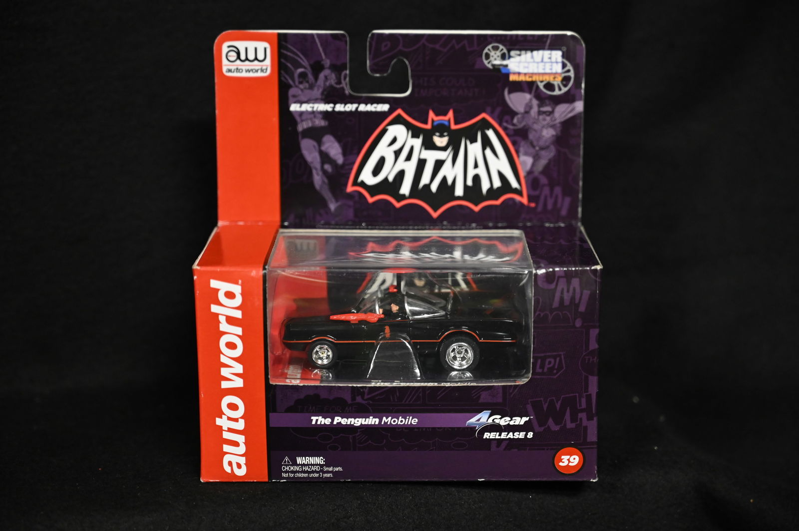 Auto World Silver Screen Machines Batman The Penguins Mobile Release 8 No. 39 produced in 2012. (1 of 7)