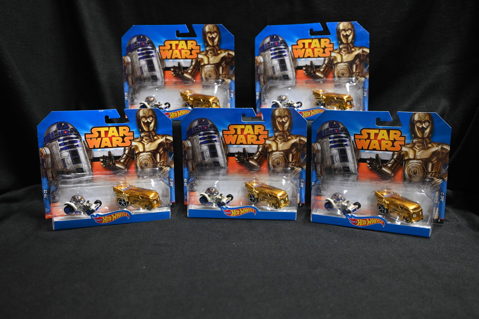 2014 Hot Wheels Star Wars R2-D2 & C-3PO 2 car packs. 5 total all brand new in their original (1 of 7)