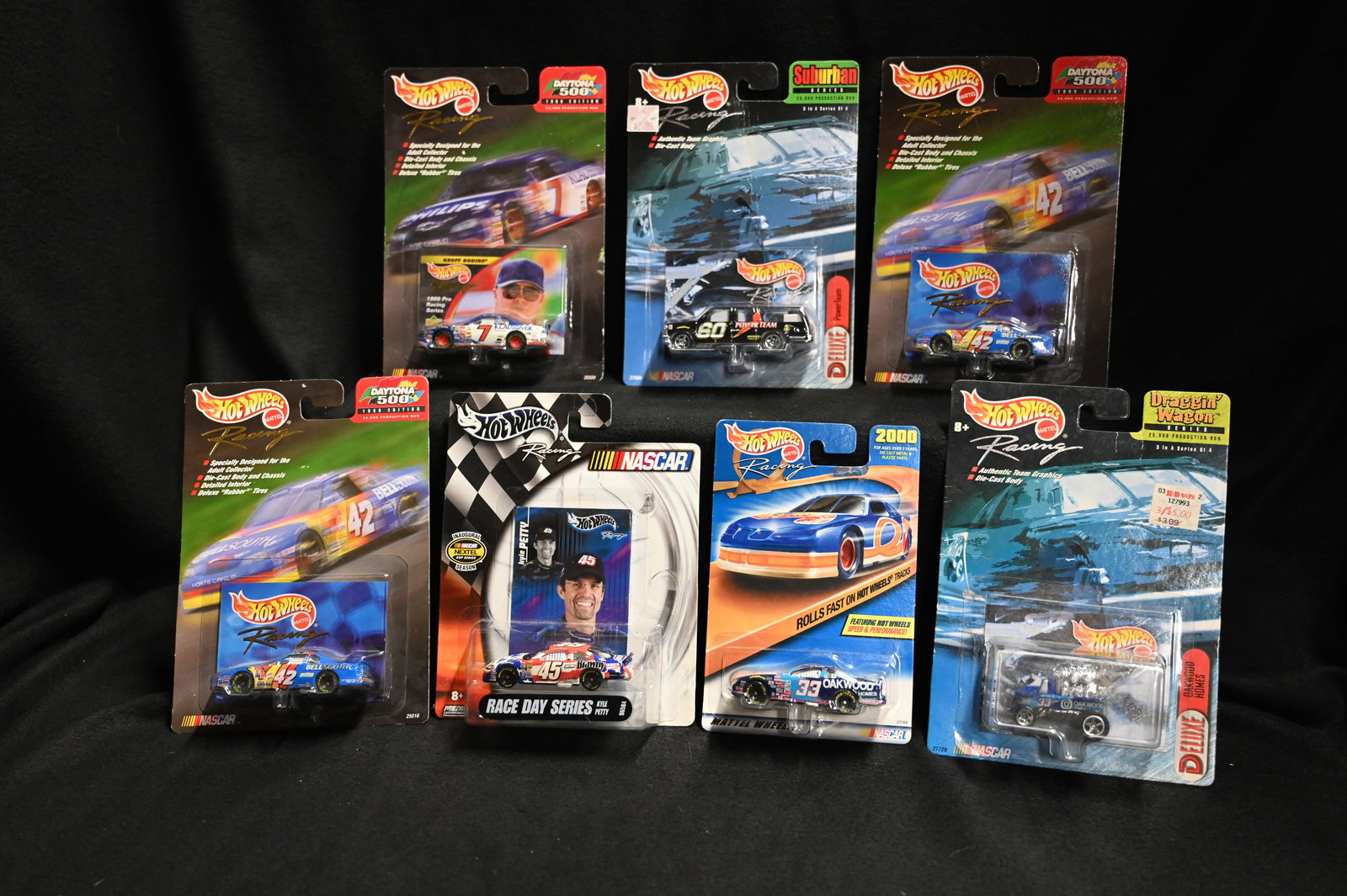 Hot Wheels 1999 - 2002 Daytona 500 Edition, Draggin' Wagon, Suburban Series, & NASCAR Racing Cars 7 (1 of 5)