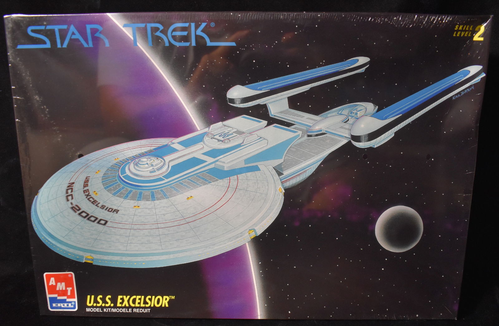 1994 U.S.S. Excelsior Model Kit Star Trek AMT/ERTL NIB (1 of 4)