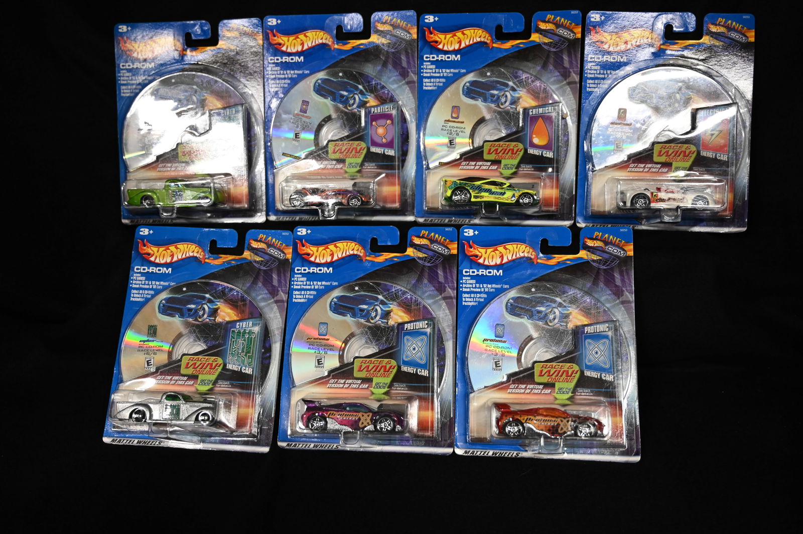 2001 Planet Hot Wheels CD-ROM group of 7 cars brand new in the original packaging. (1 of 6)