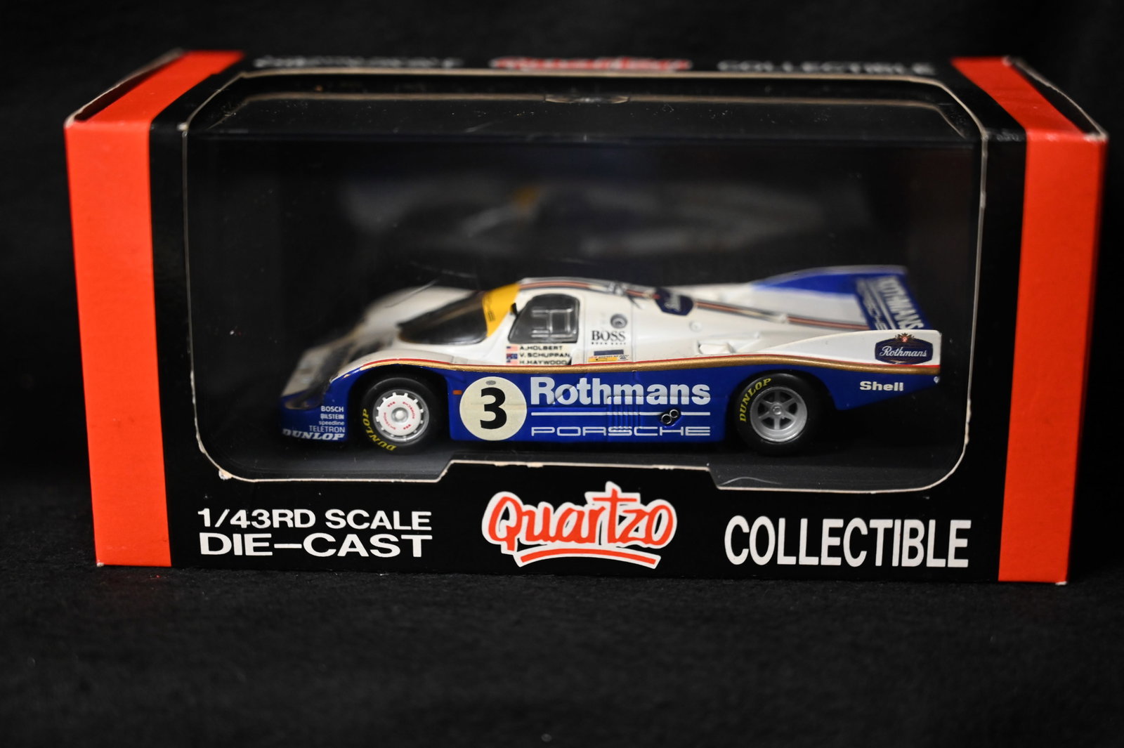 Quartzo Porsche 956 Long Tail Danone #33 Le Mans 1986 Limited Edition