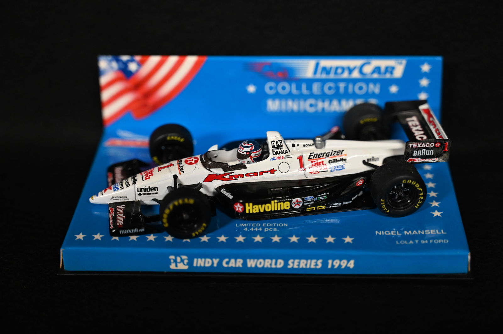 Nigel Mansell 1994 Indy Car World Series MiniChamps 1:43 Scale in new condition. (1 of 4)