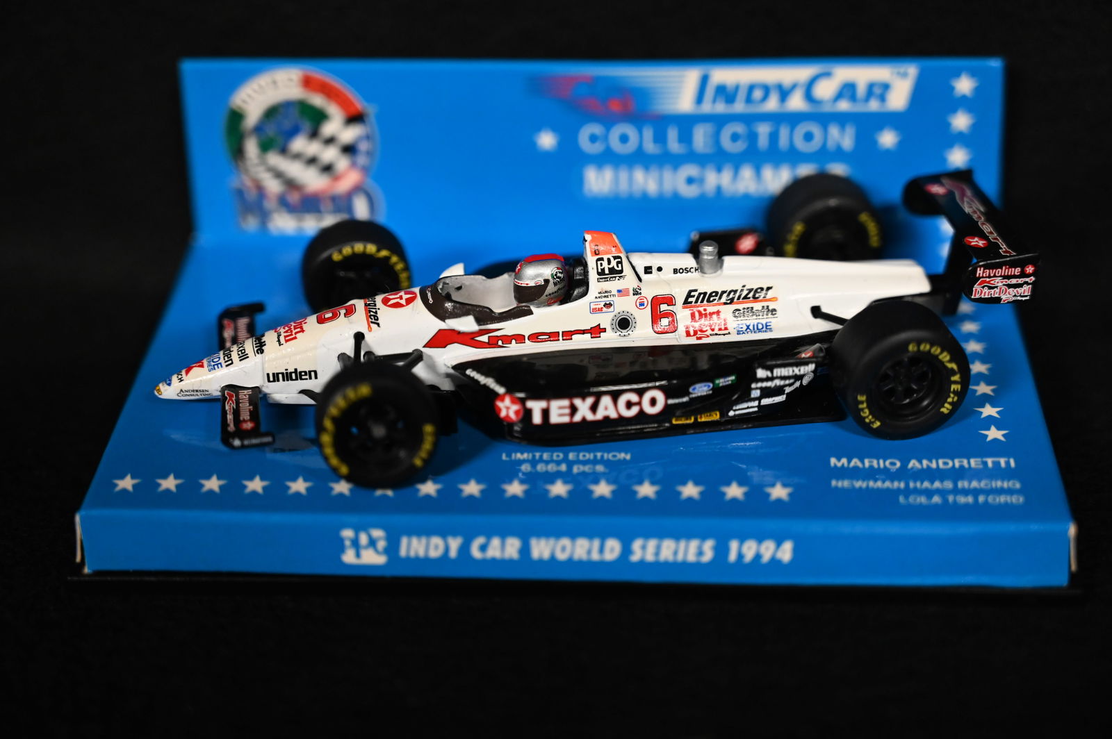 Mario Andretti 1994 Indy Car World Series MiniChamps 1:43 Scale in new condition. (1 of 4)