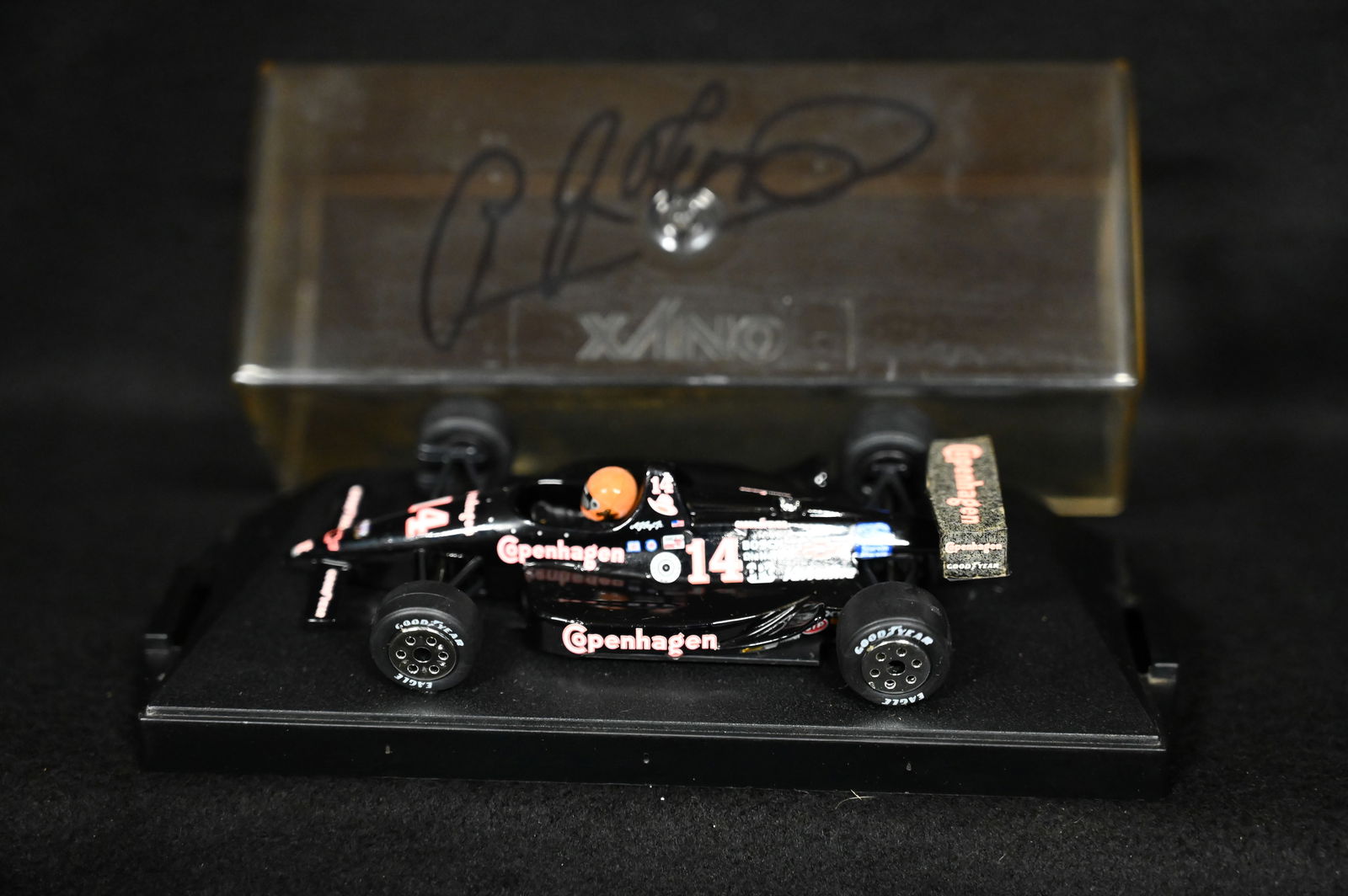 A.J. Foyt Signed "Copenhagen" ONYX 1:43 Scale Indy Car 1990. (1 of 6)