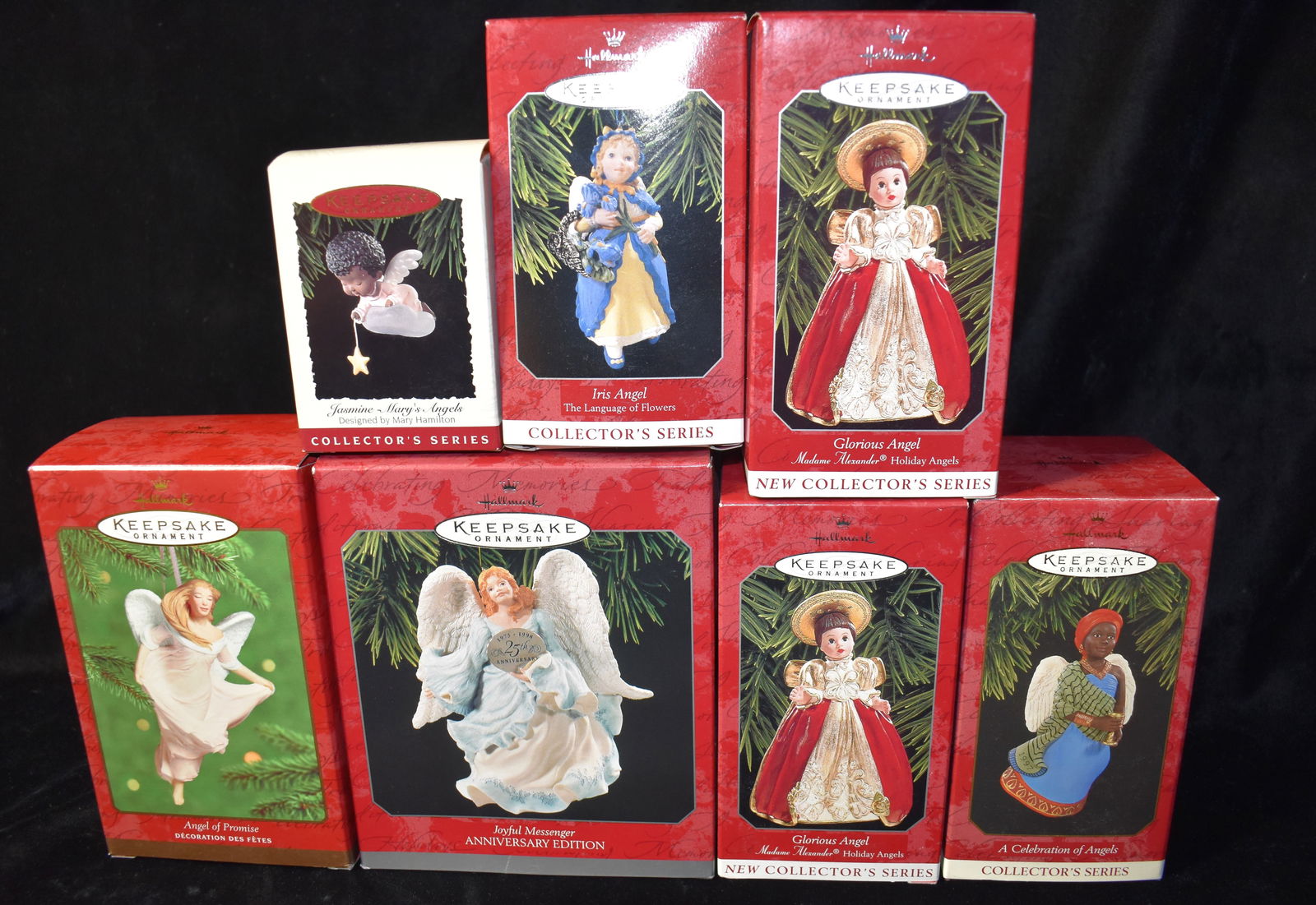 Vintage Collection of 7 Angels Hallmark Keepsake Christmas Ornaments (1 of 5)