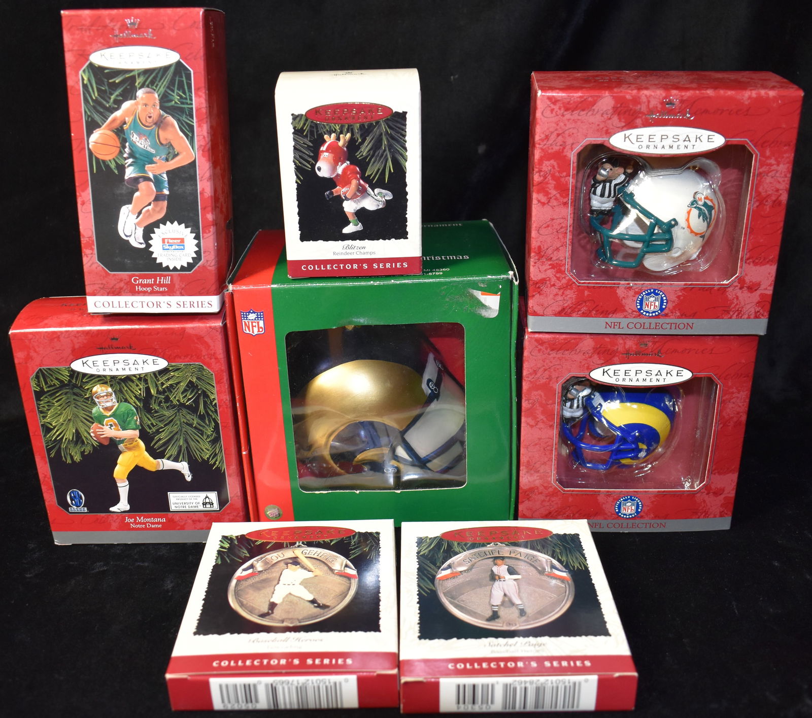 Vintage Collection of 8 Sports Hallmark Keepsake & Scottish Christmas Ornaments (1 of 4)