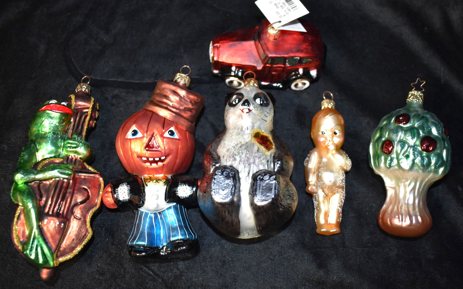 6 Old World Christmas German Blown Glass Ornaments (1 of 9)