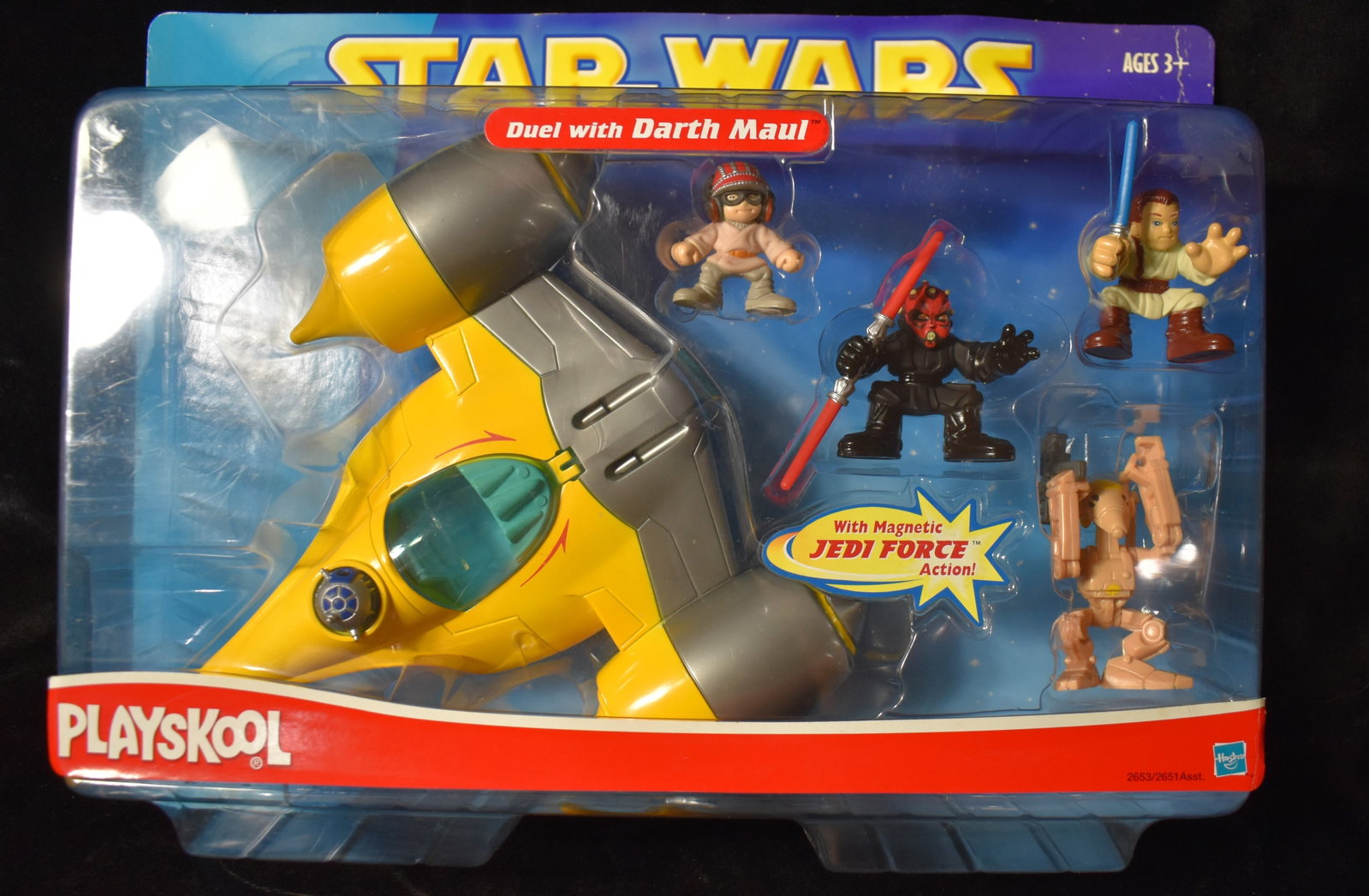 2002 Star Wars Duel with Darth Maul Play Set by Hasbro: 2002 Star Wars Duel with Darth Maul Play Set by Hasbro. New in the Box