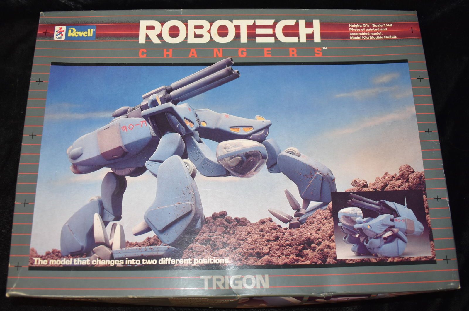 1985 Revell Robotech Changers Trigon # 1405 Model Kit 1/48 Scale (1 of 3)