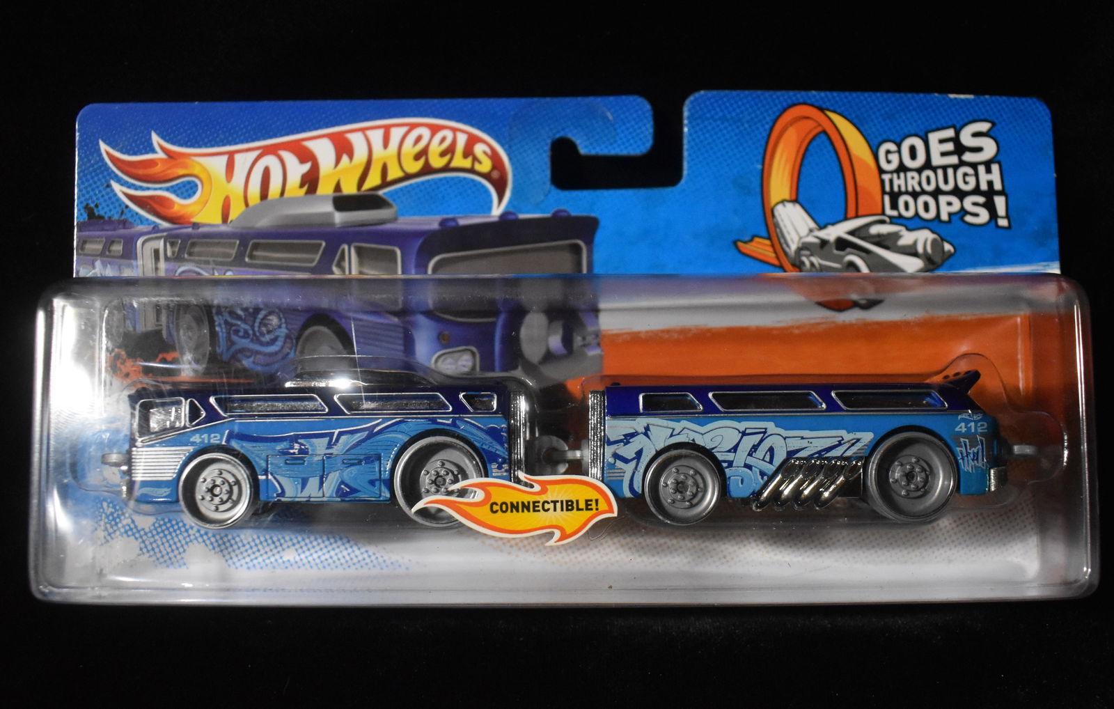 2010 Hot Wheels Rapid Transit - Bendy Bus (New in the box) (1 of 3)