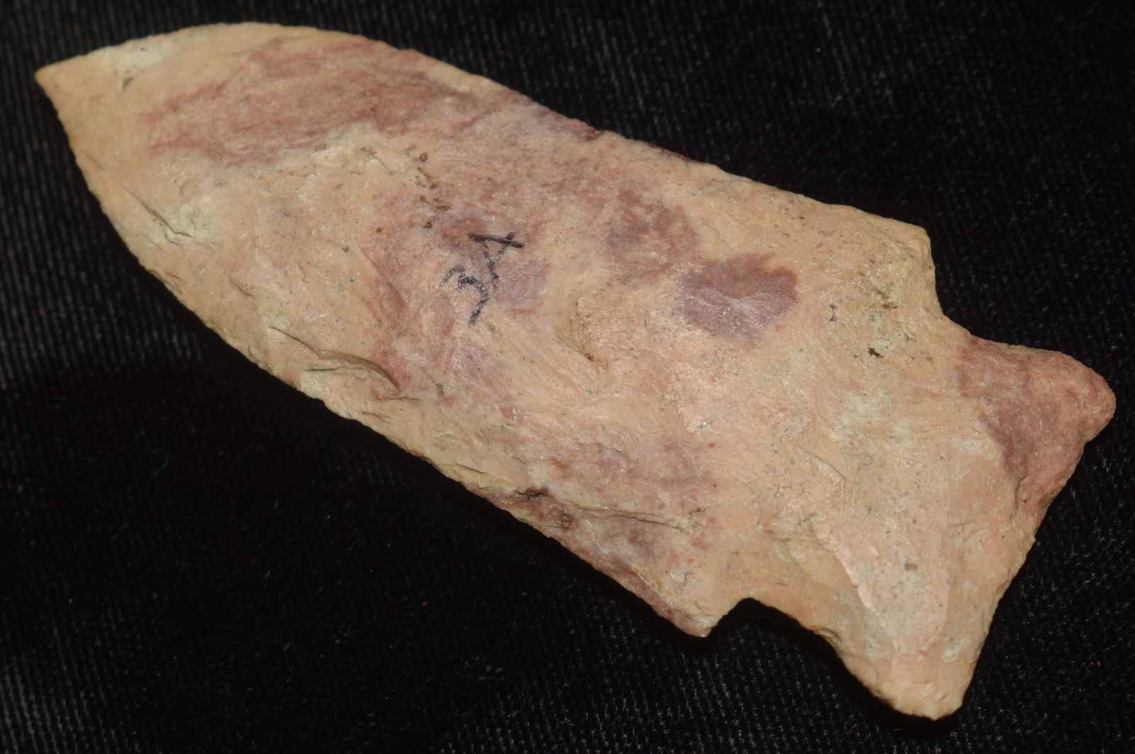 3 1/4" Colorful Rice Lobbed Arrowhead found in Pettis County, Missouri (1 of 7)