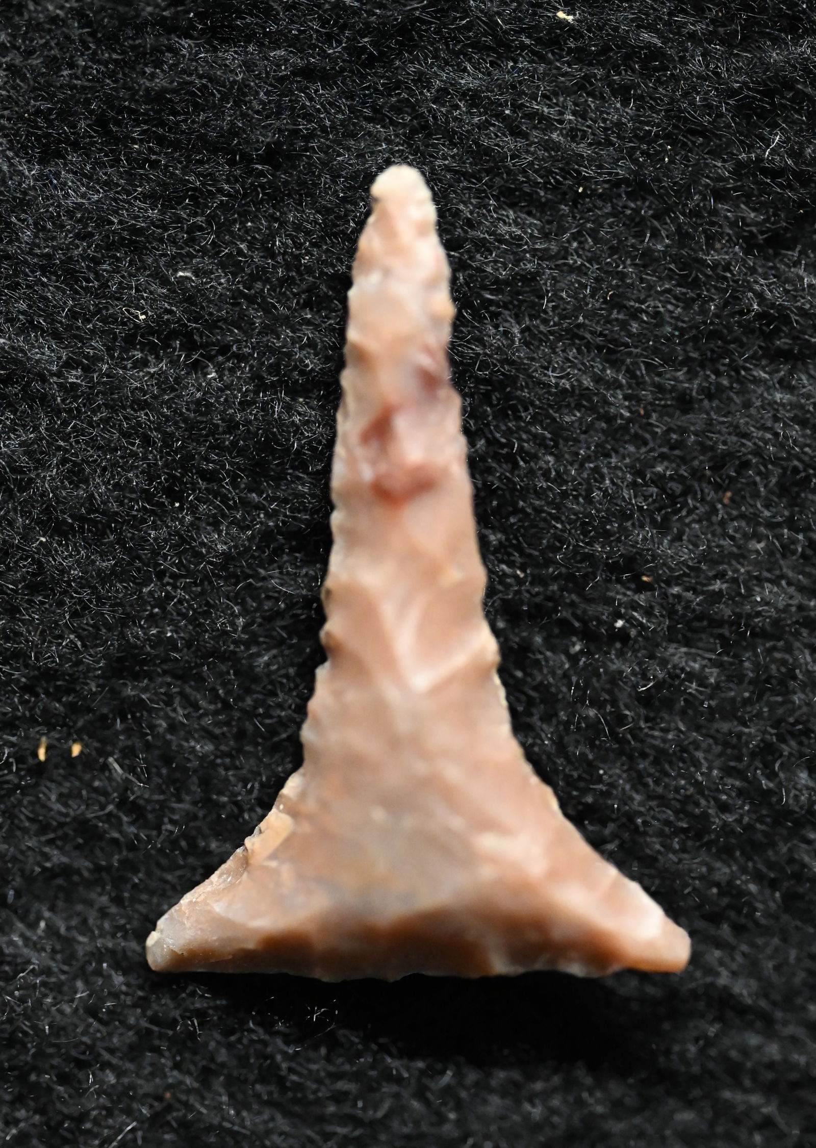 Micro Drill Found in The Hood River, Oregon 15/16" Long and comes with a Ryan Keele Certificate of: Micro Drill Found in The Hood River, Oregon 15/16" Long and comes with a Ryan Keele Certificate of Authenticity. Made out of Jasper. Ex: Walt McIntyre Collection. The note in this frame stated that th