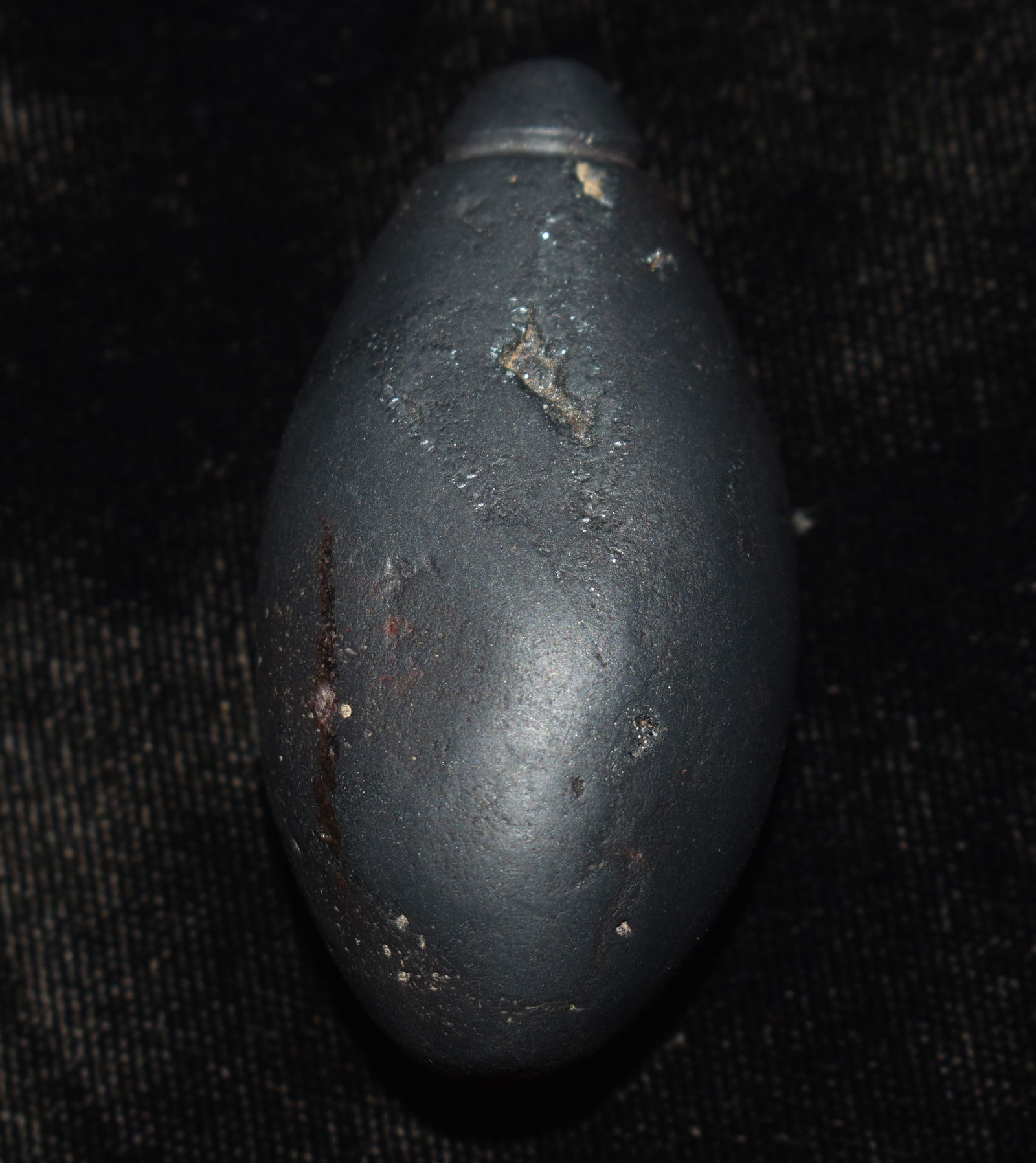 2 1/8" Hematite Plummet found in Calloway County, Missouri (1 of 7)