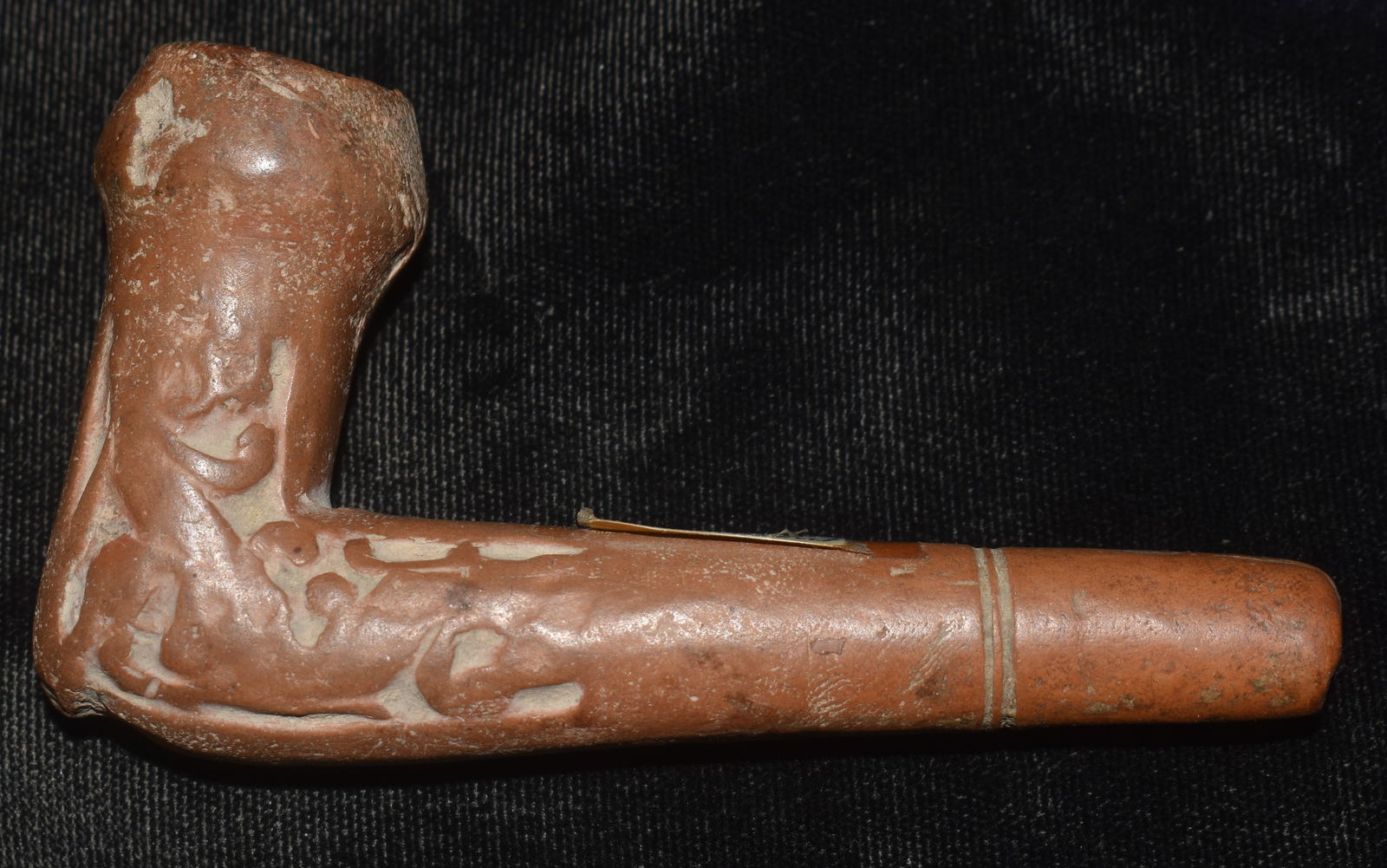 Moche Pottery Pipe circa 500 A.D. found in Peru (1 of 8)