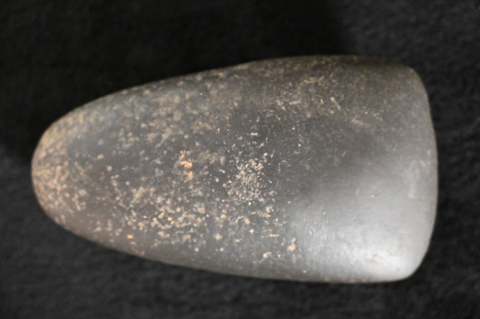 5 13/16" Granite Celt Found in Madison Co. Illinois Ex: Steve Manos Collection. Comes with a Ryan: 5 13/16" Granite Celt Found in Madison Co. Illinois Ex: Steve Manos Collection. Comes with a Ryan Keele COA.