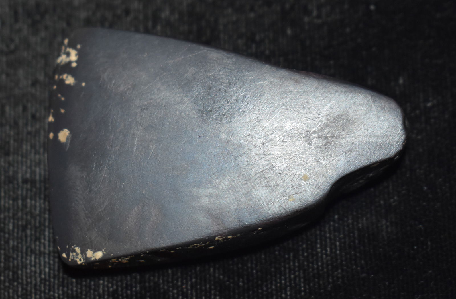 2 1/8" Hematite Celt Found in Saline County, Missouri by Jim Latimer (1 of 7)