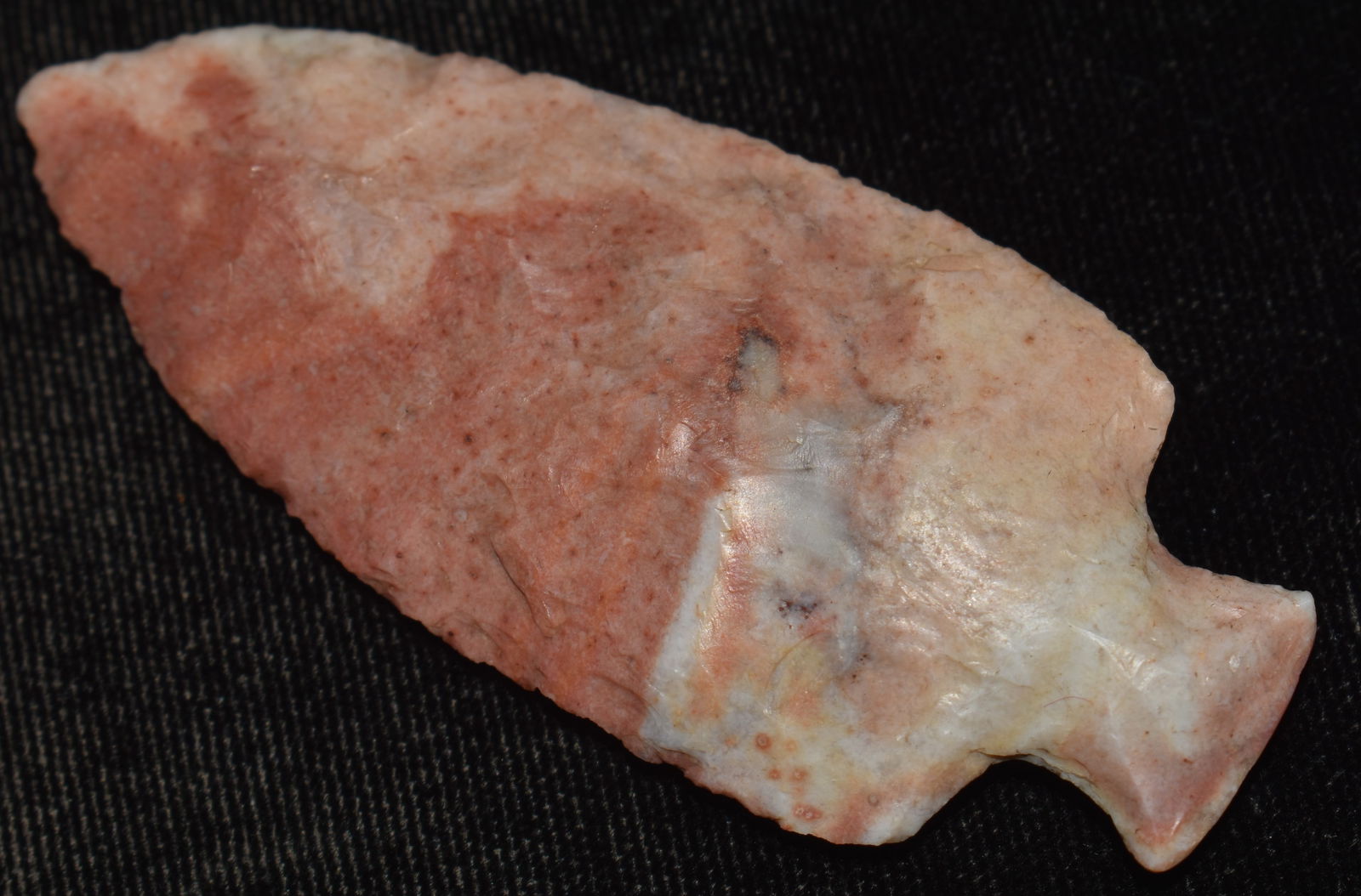 2 11/16" Phenomenal Colorful Bottleneck Arrowhead found in Boone County, Mo w/ Keele COA (1 of 8)