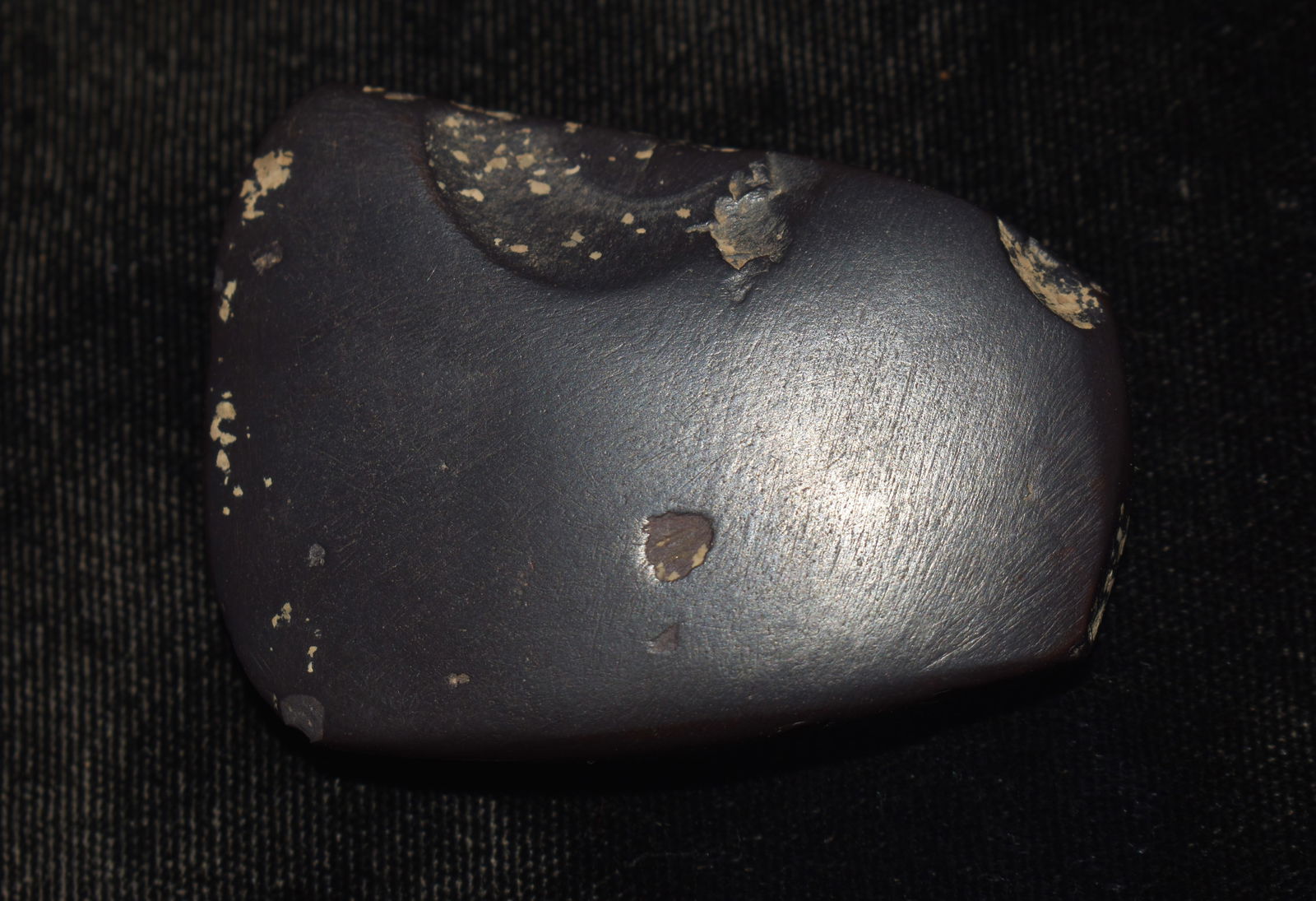 Finely Made 2 1/8" Hematite Celt found in Saline County, Missouri by Jim Latimer (1 of 7)