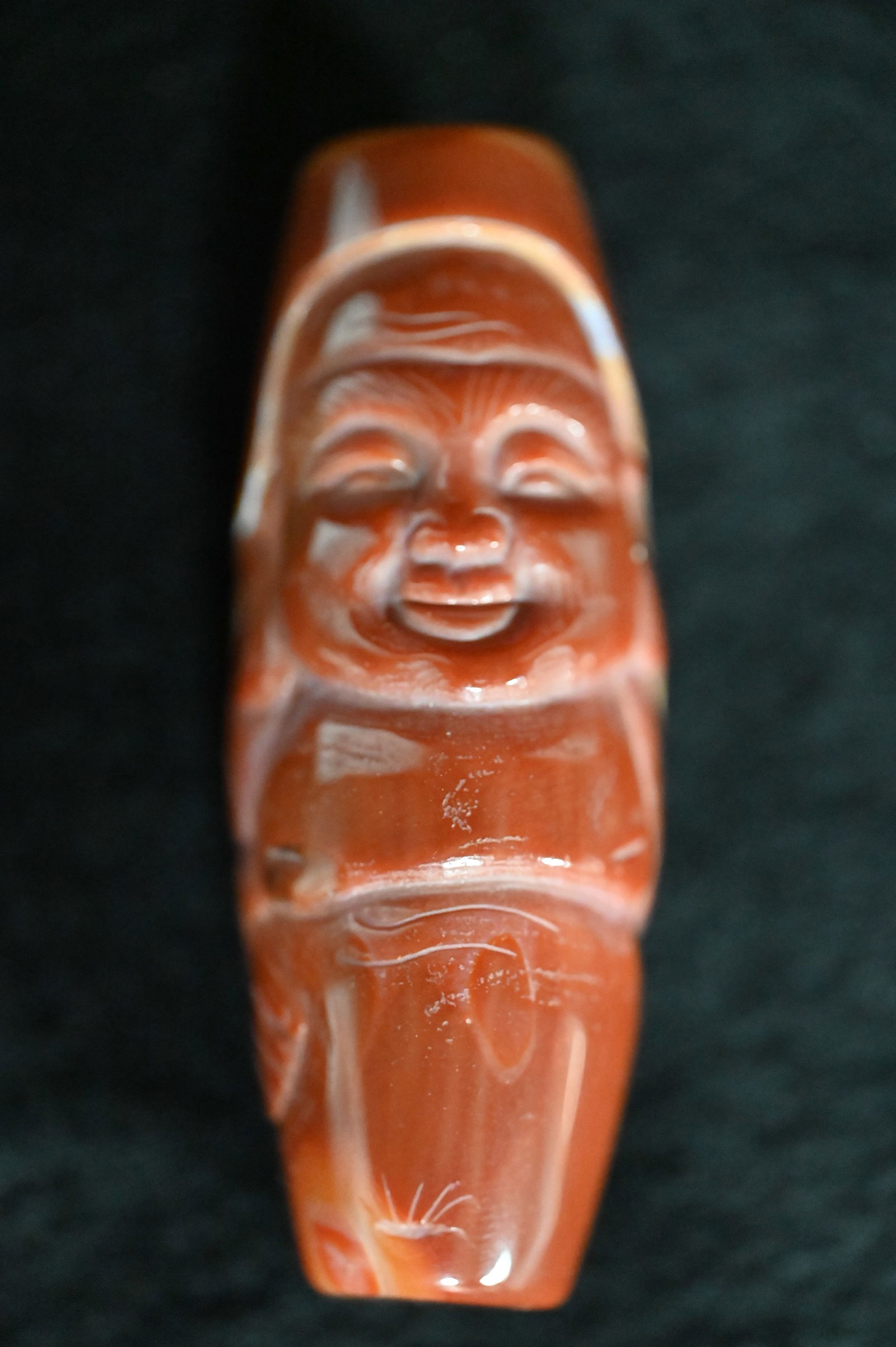 3 3/8" Neolithic Agate Bead Figure Found in China Approx. 2000 B.C. (1 of 7)