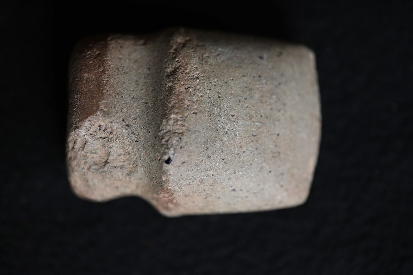 2 1/2" Miniature 3/4 Groove Axe Found in Illinois. (1 of 9)