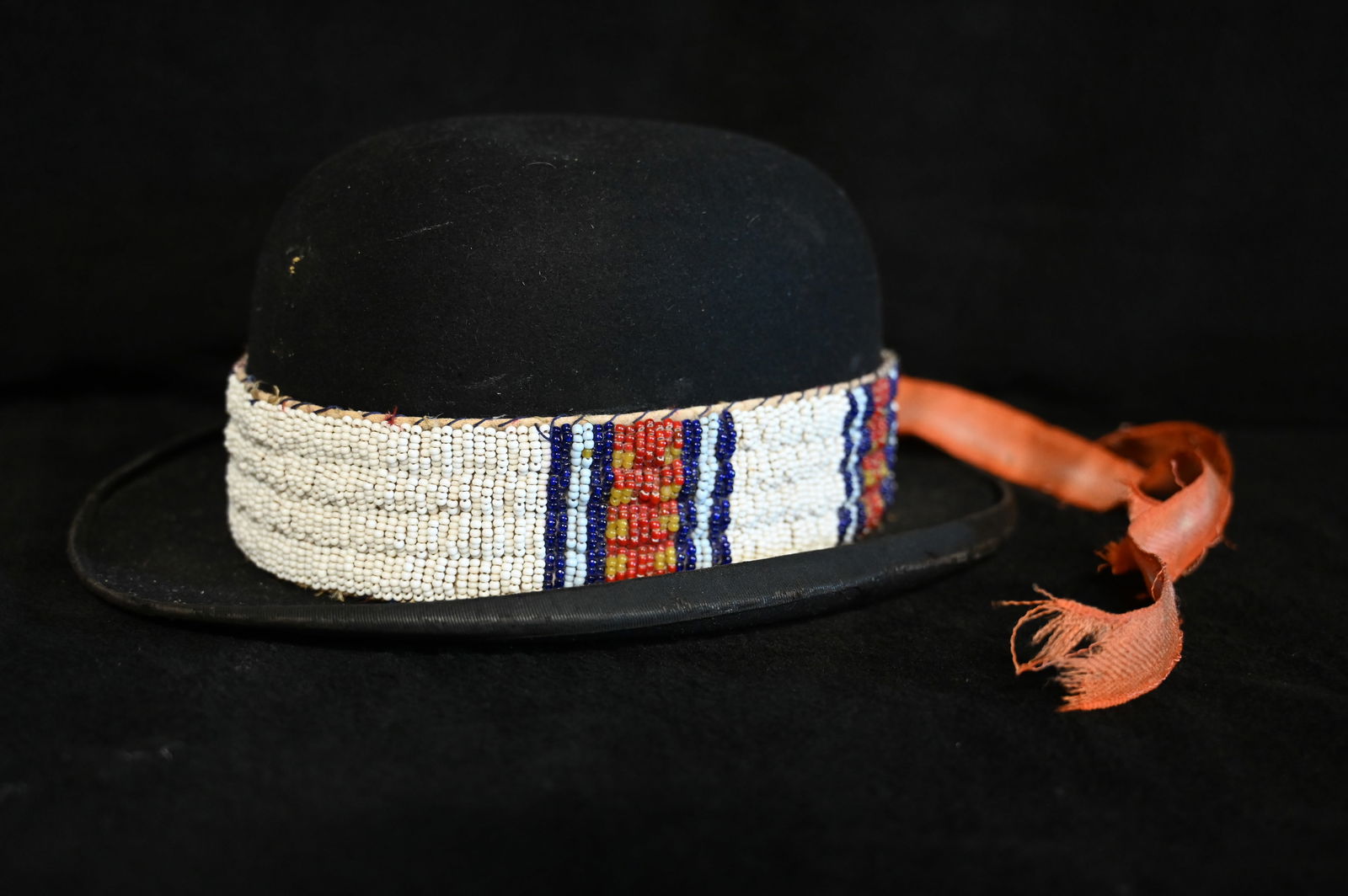 Native Beaded Band Derby Hat (1 of 8)