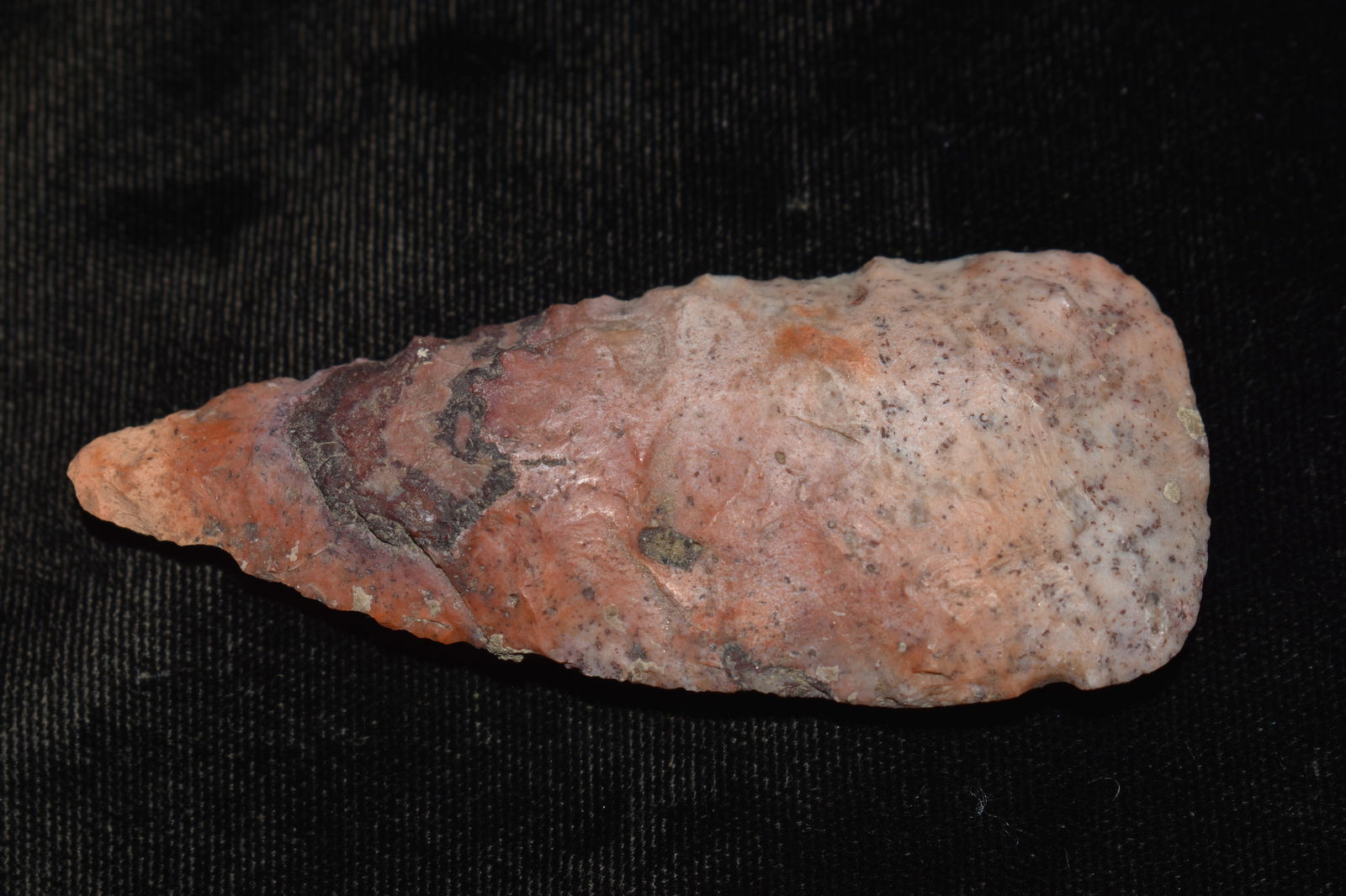 3 1/8" Colorful Marshal Chert Blade found in Saline County, Missouri by Jim Latimer (1 of 7)