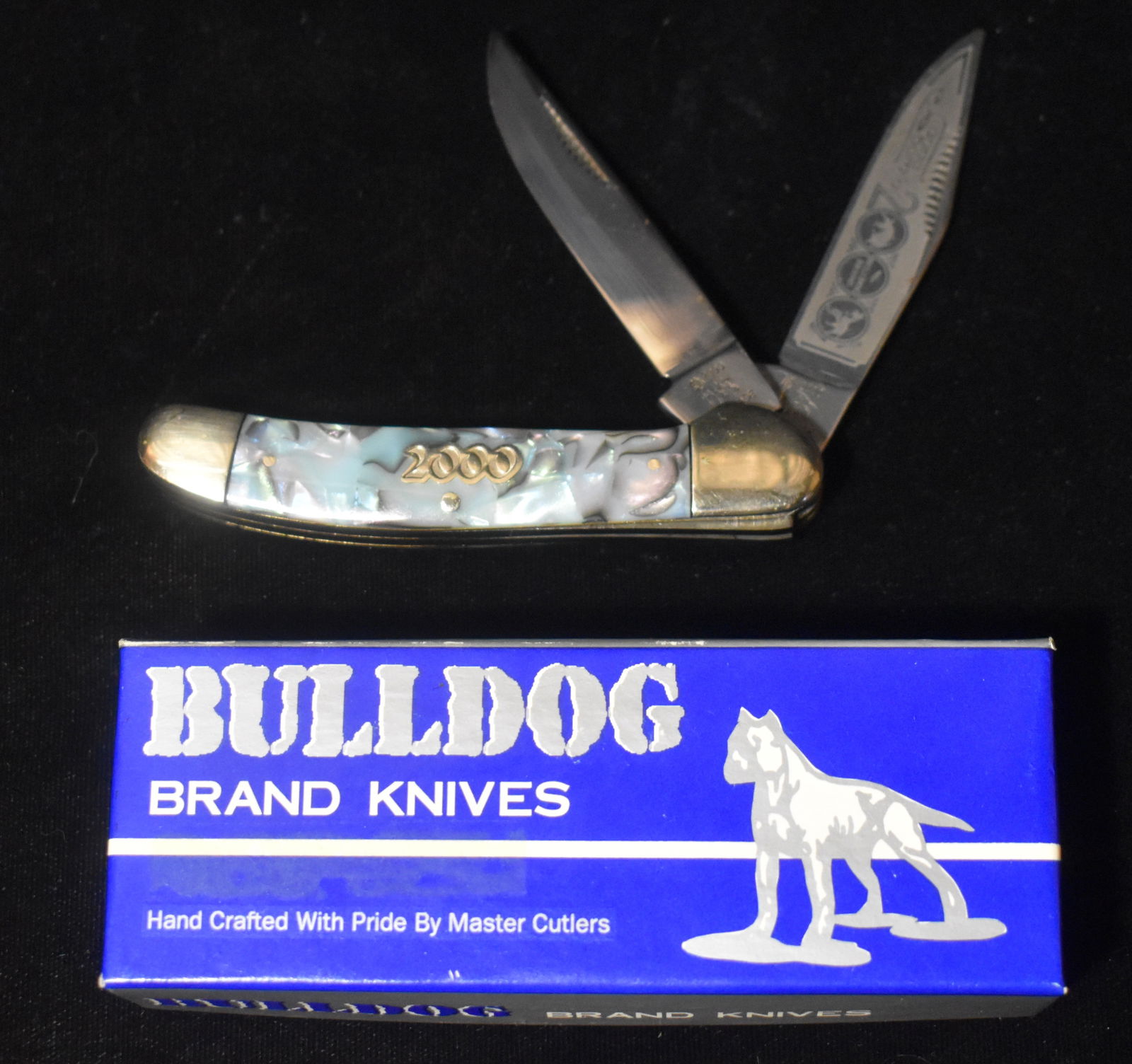 Vintage Bulldog Brand Hammer Forged Solingen Germany Pocket Knife 2000 (1 of 5)