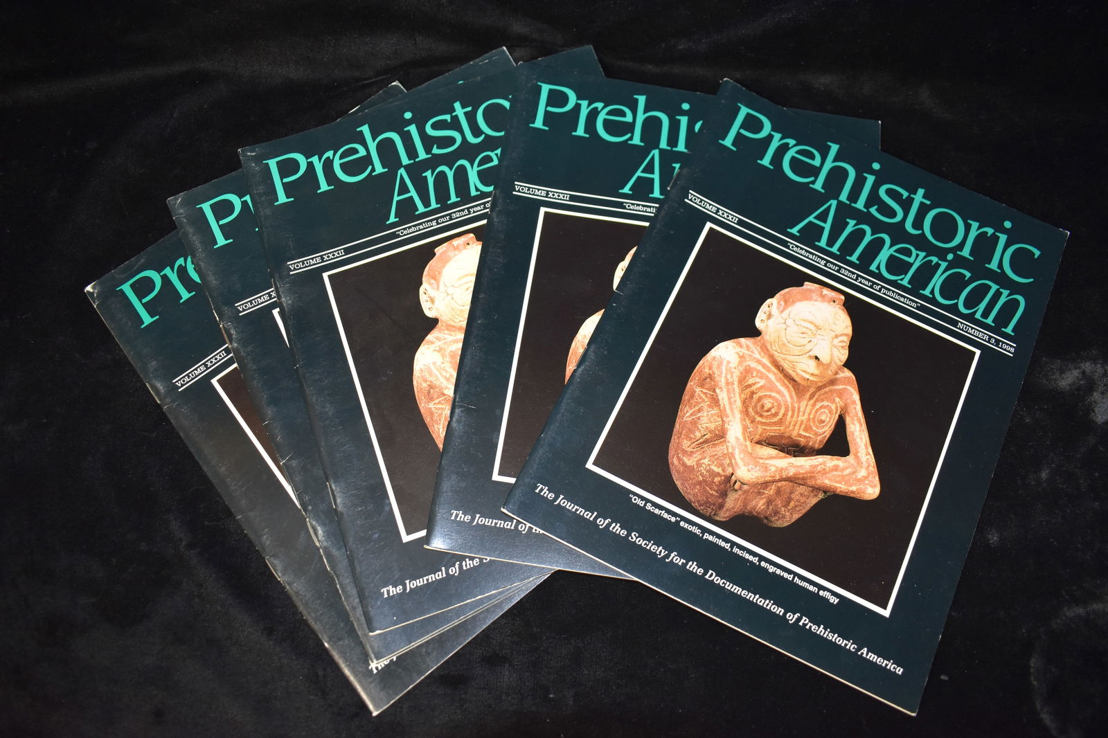 Prehistoric American - 5 copies of Volume XXXII 1998 Old Scarface (1 of 3)
