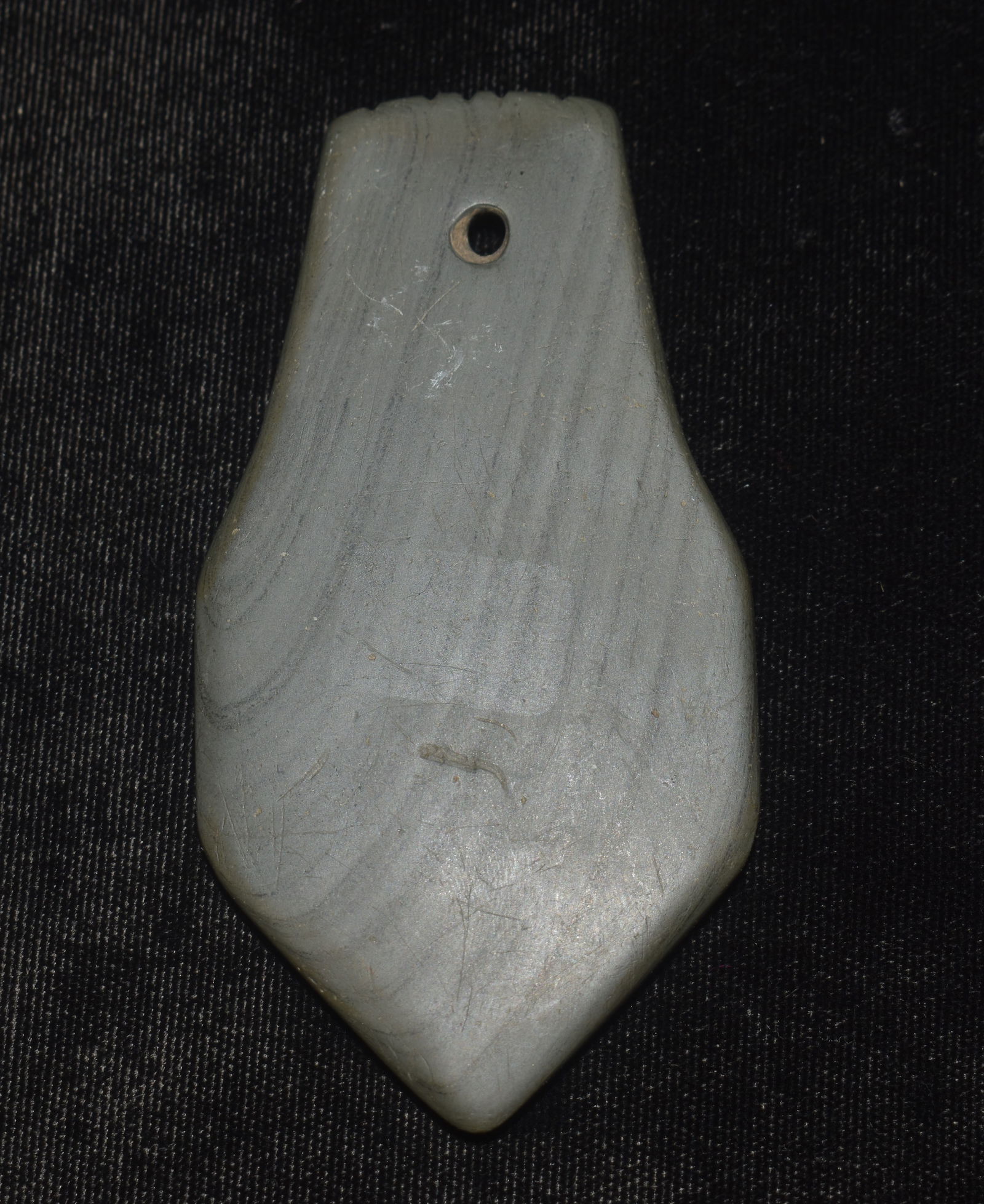 3 1/2" Modern Banded Slate Pendant (1 of 6)