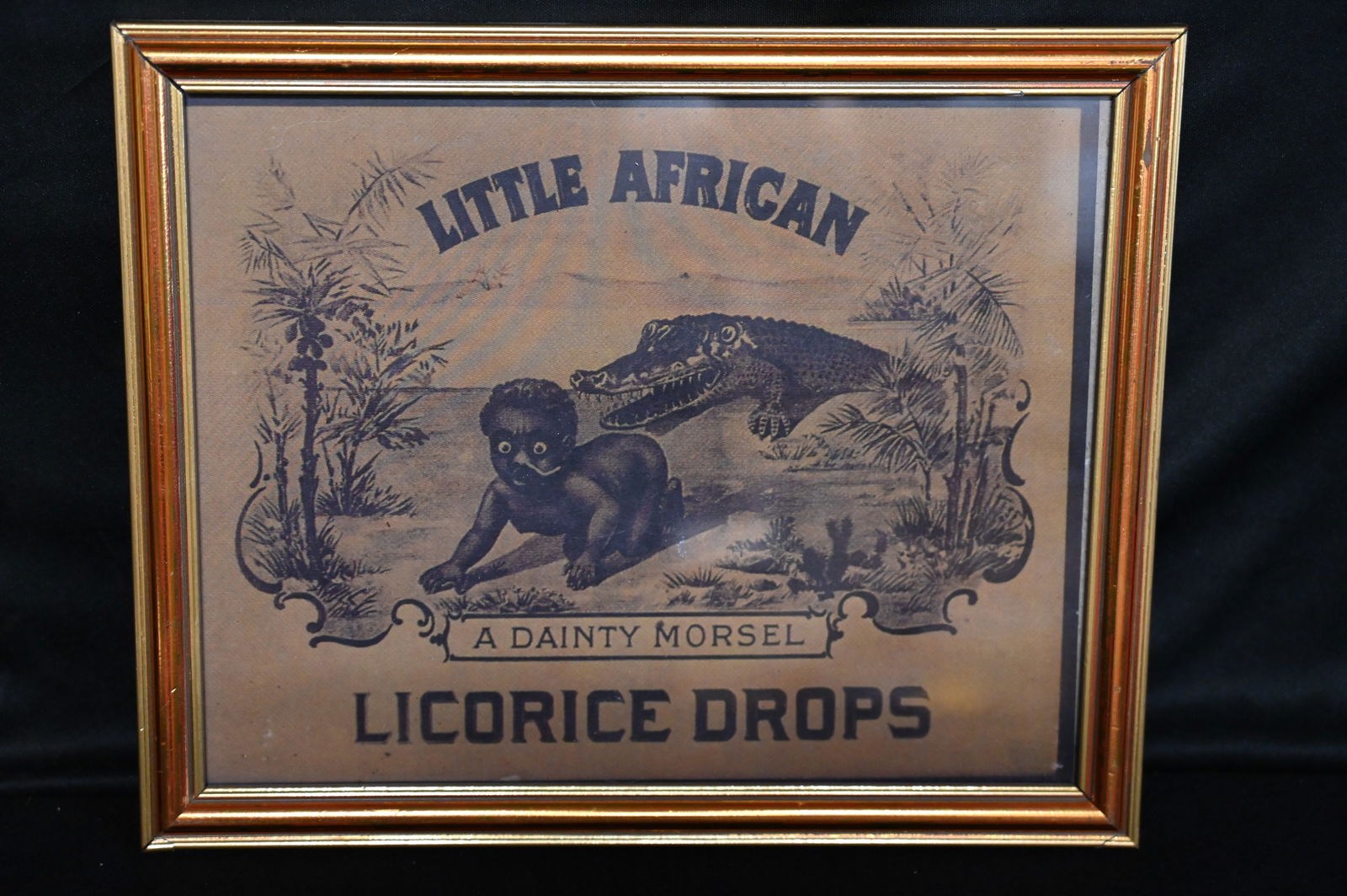 Little African Licorice Drops Black Americana Inner Cigar Box Label (1 of 5)