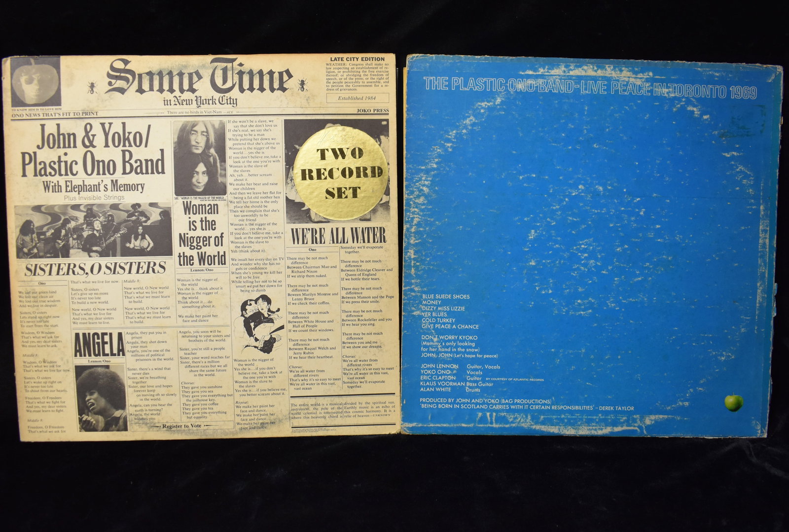JOHN LENNON & YOKO ONO - Plastic Ono Band 2 Albums 1969, Some Time in New York (1 of 12)