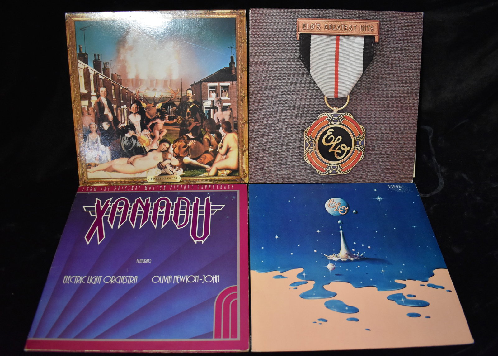ELECTRIC LIGHT ORCHESTRA 4 Vintage Records Xanadu, Time, Evil Woman etc.. VG+ to Mint (1 of 3)