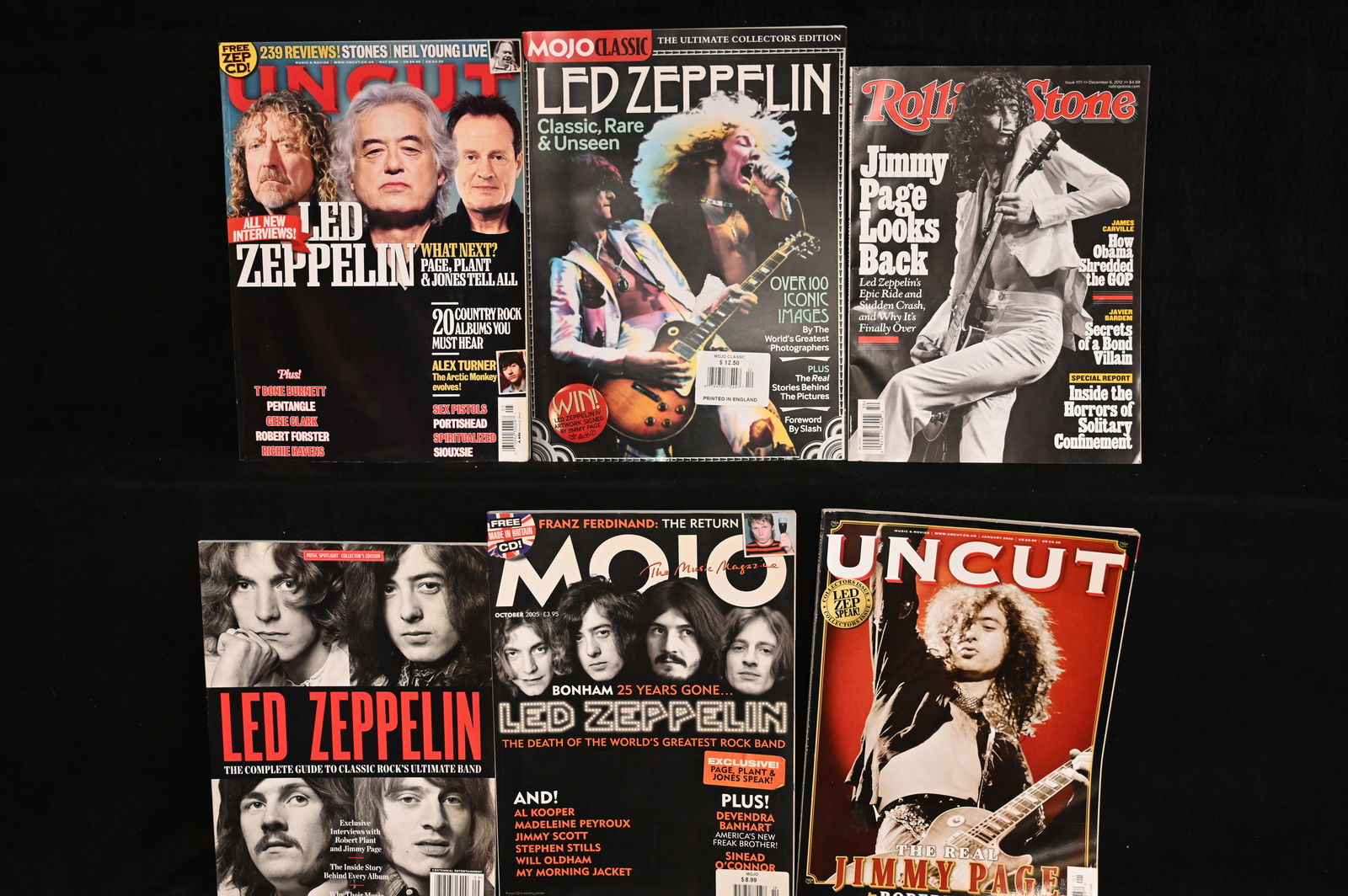 6 Led Zeppelin Magazines Classic Rock Band. (1 of 5)